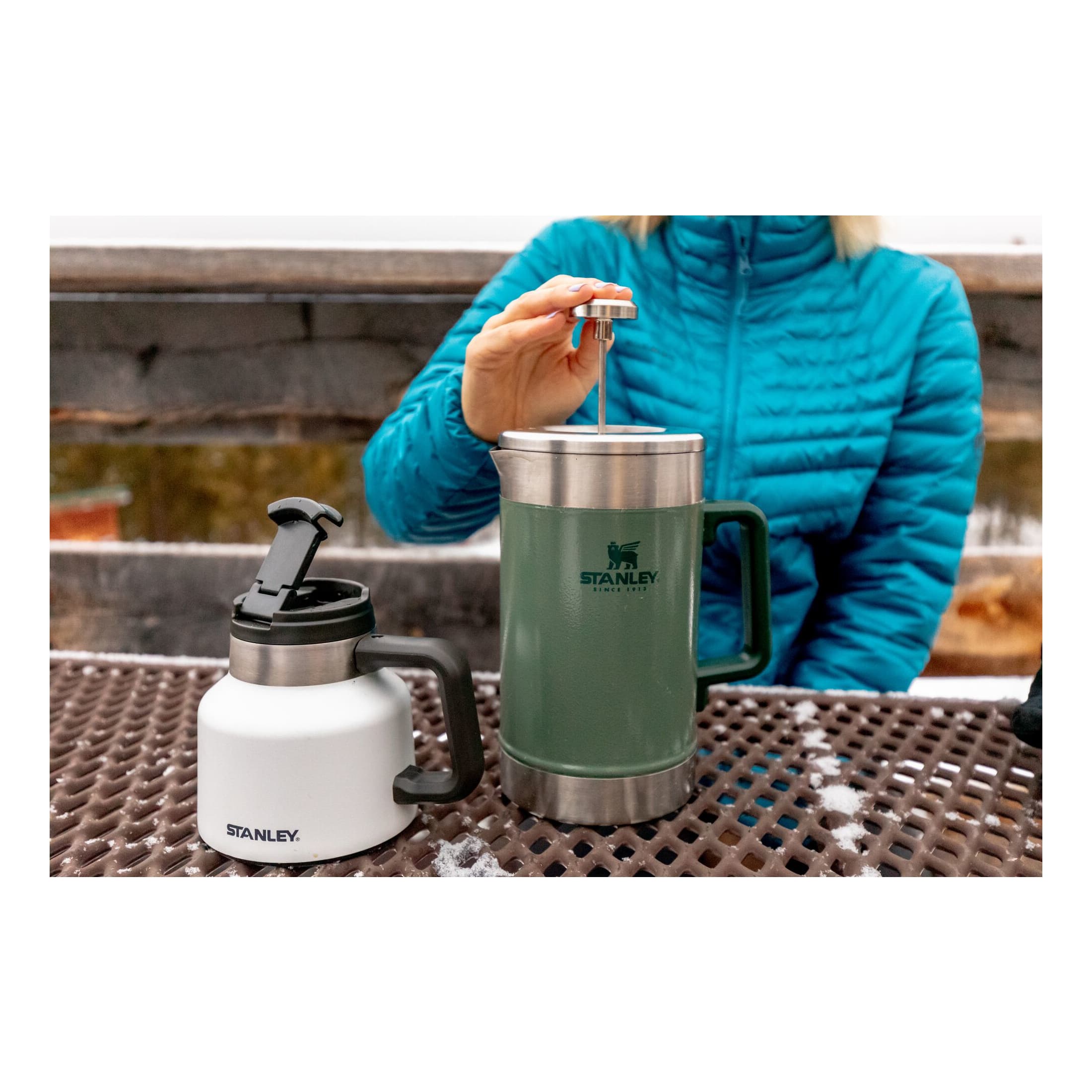 Stanley Classic Stay Hot French Press - 48oz - Hike & Camp