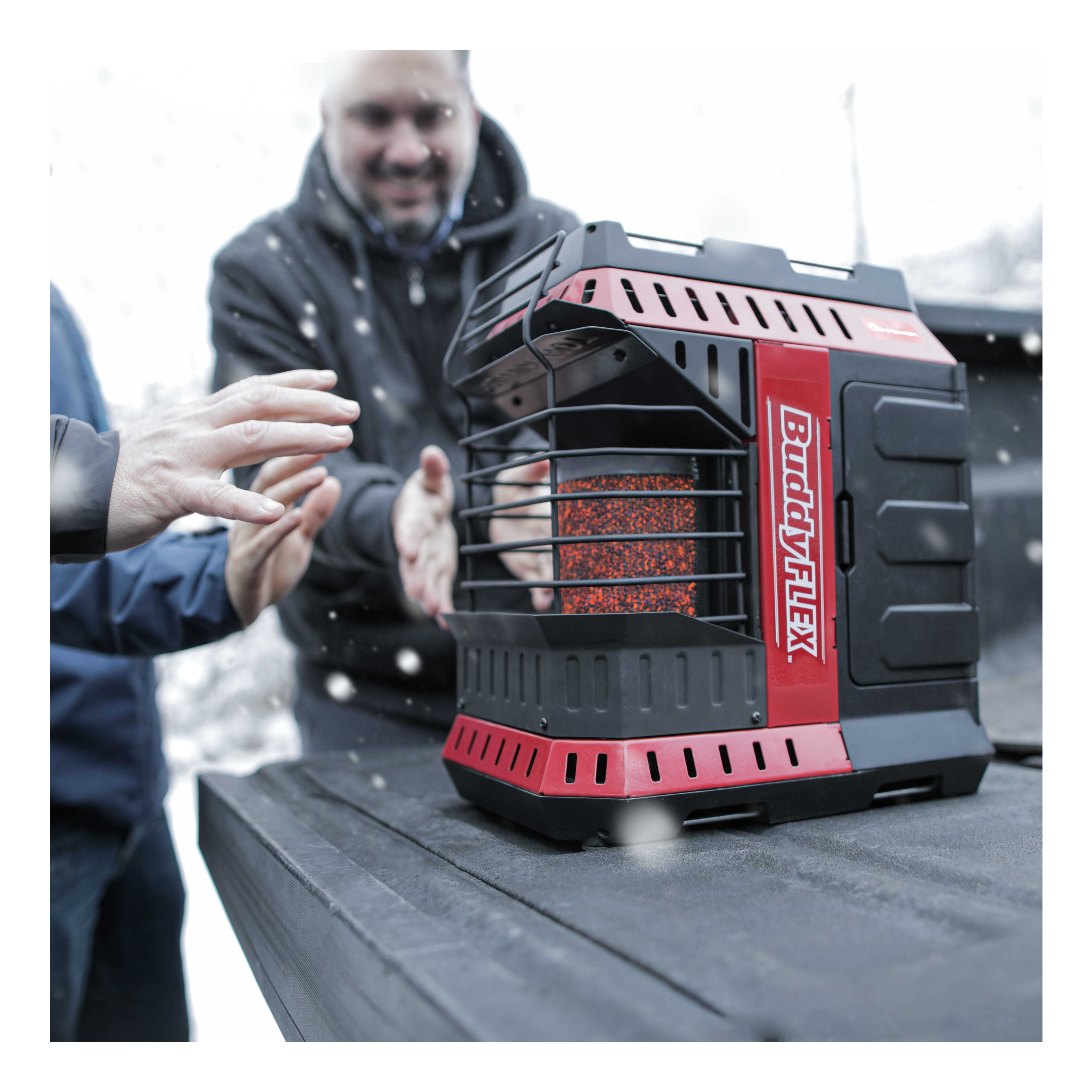 Buddy flex heater outlet