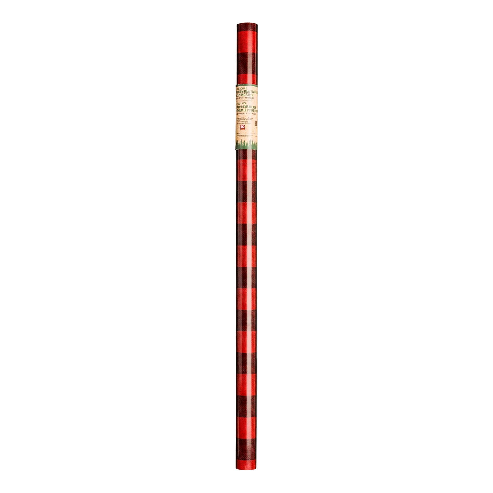 River's Edge® Buffalo Plaid Heavyweight Wrapping Paper - Roll View
