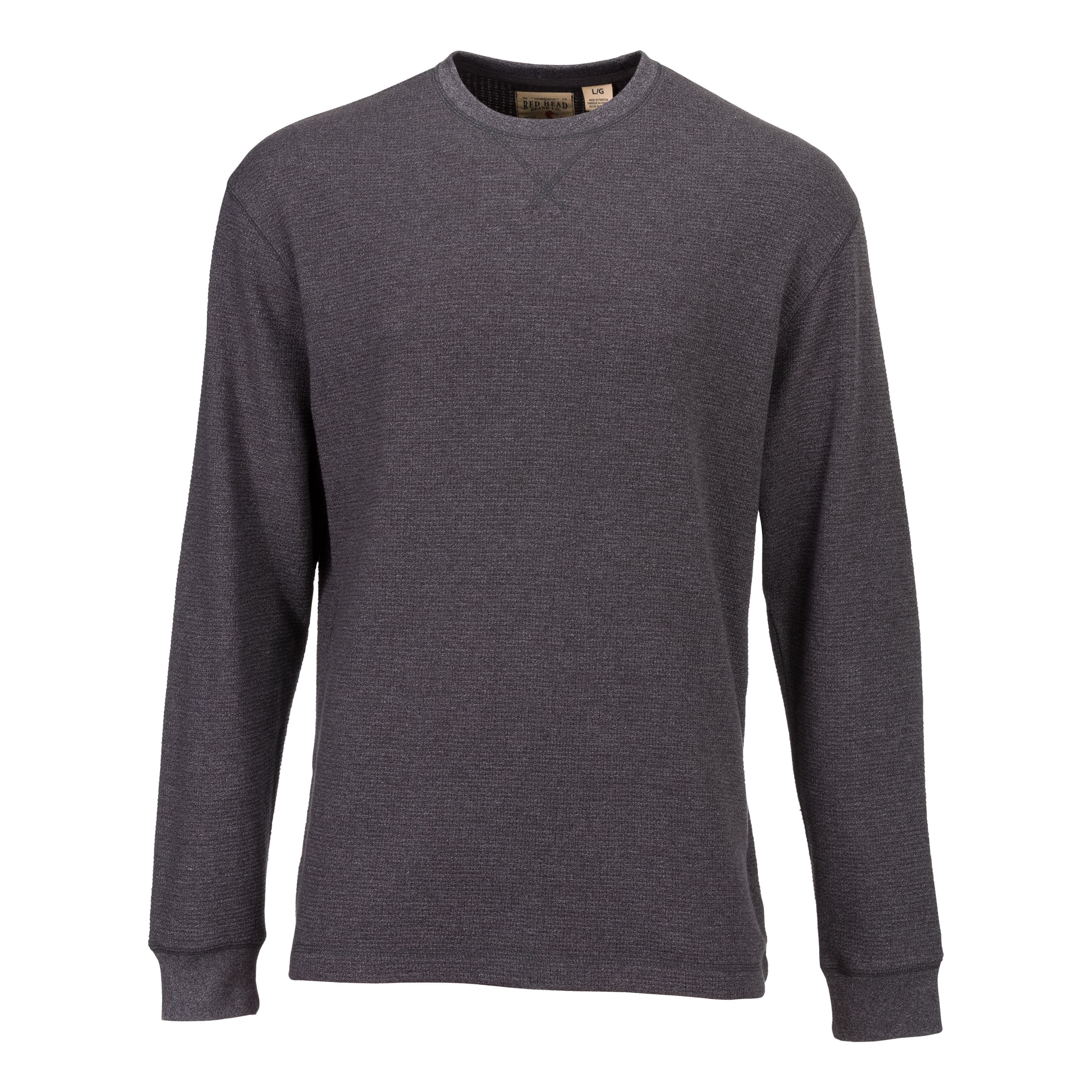 True rock men's waffle knit henley hoodie hot sale