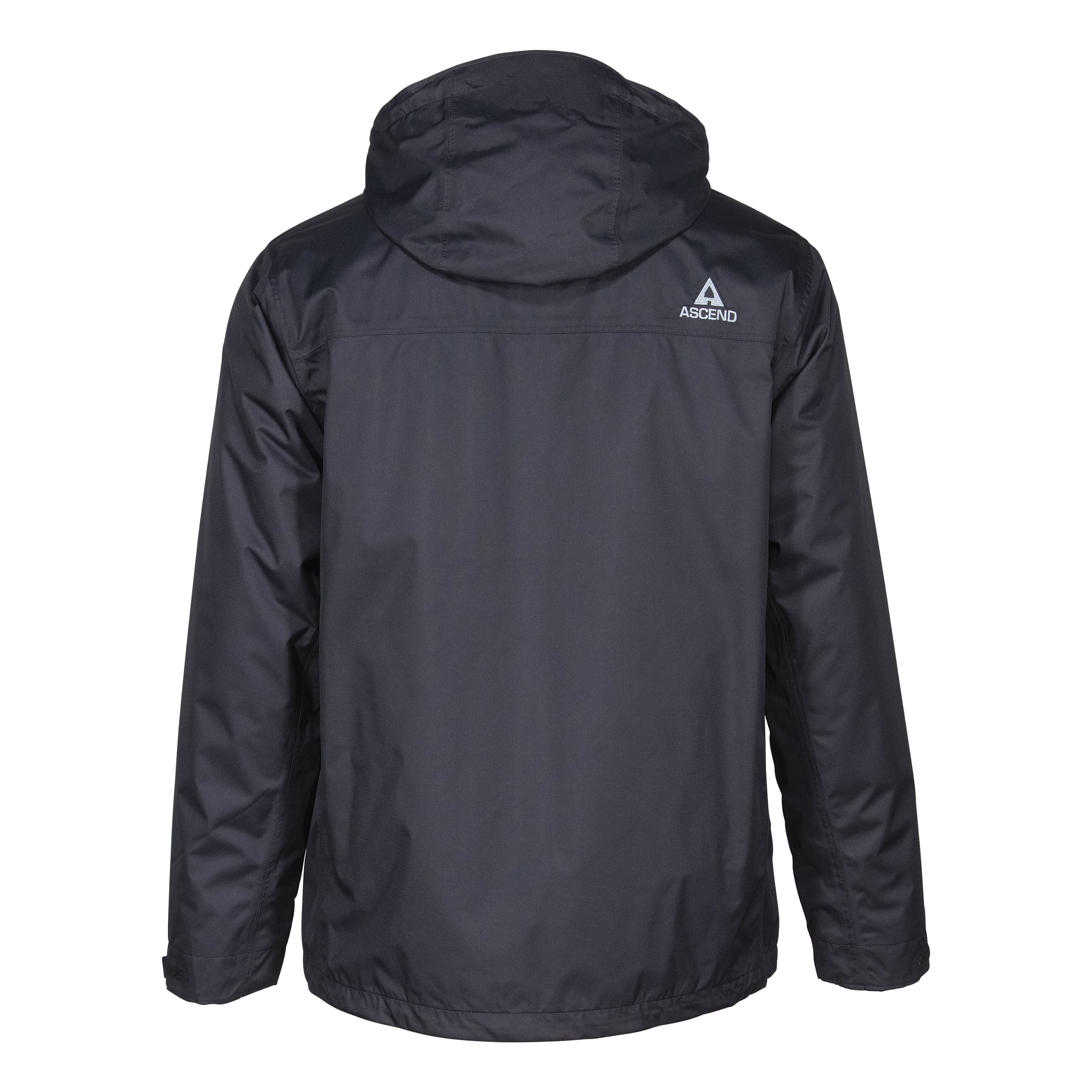 Ascend® Men’s 3-in-1 Jacket - Black - back