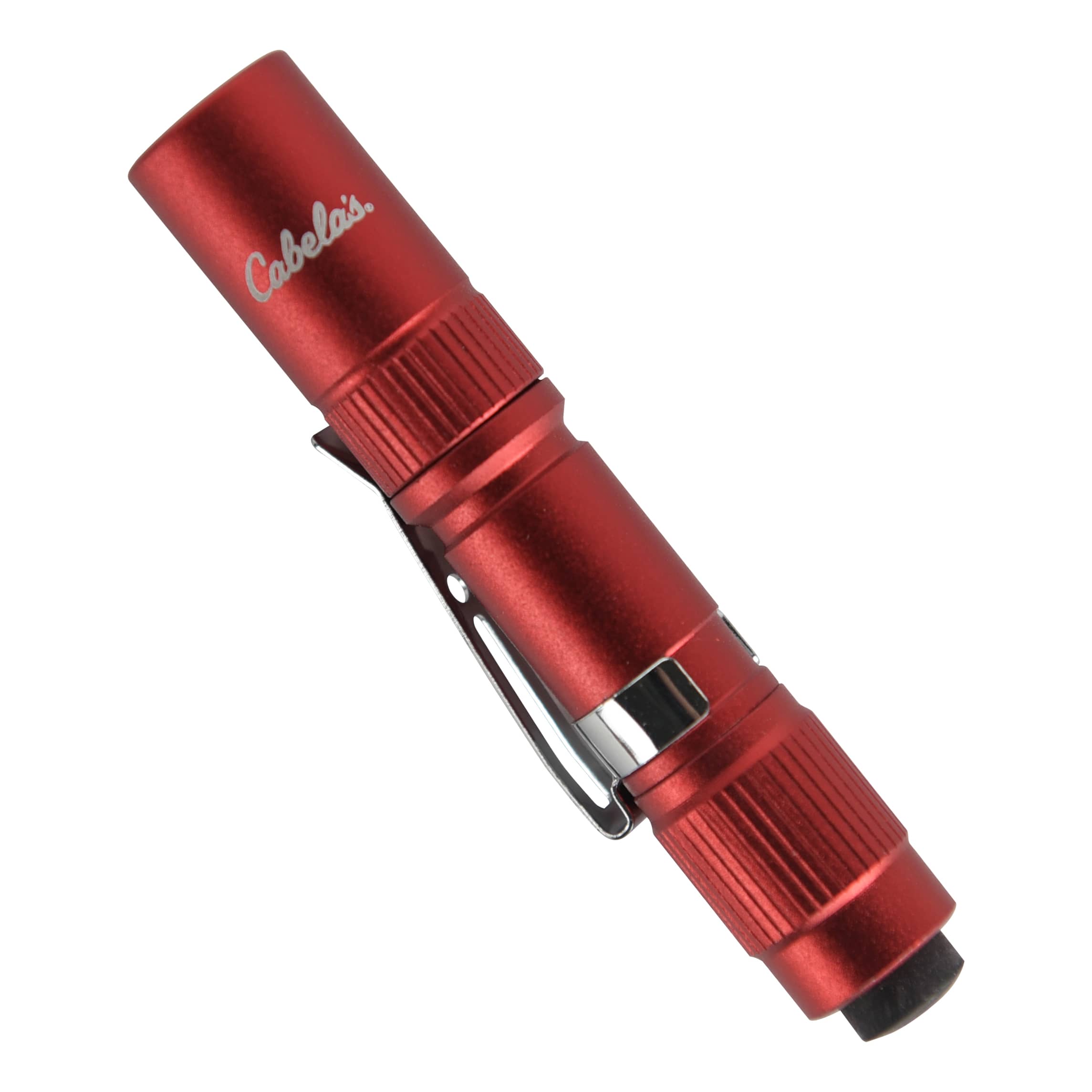 Cabela's Knife and Flashlight Combo with Waterproof Case - Red - Flashlight View