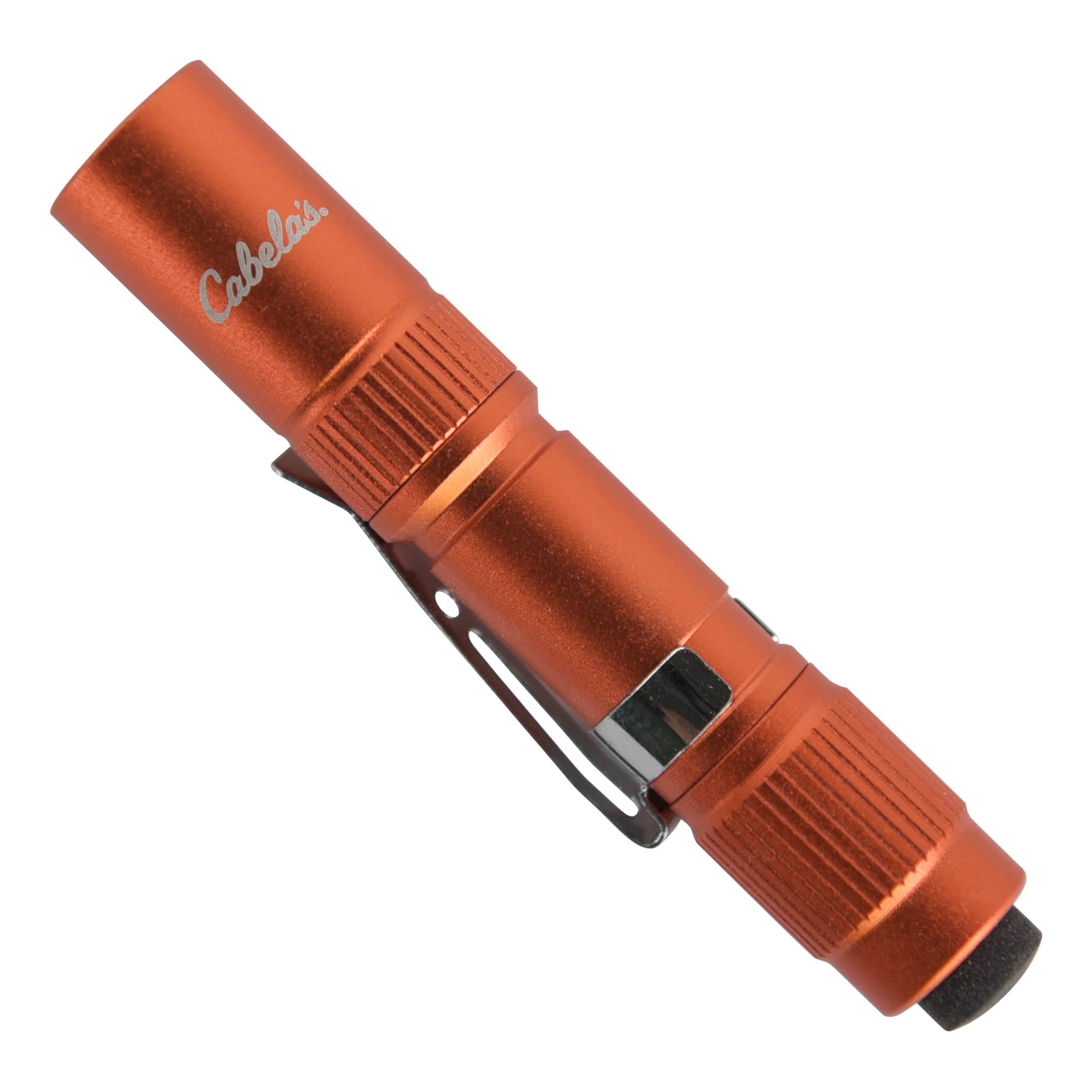 Cabela's Knife and Flashlight Combo with Waterproof Case - Orange - Flashlight View