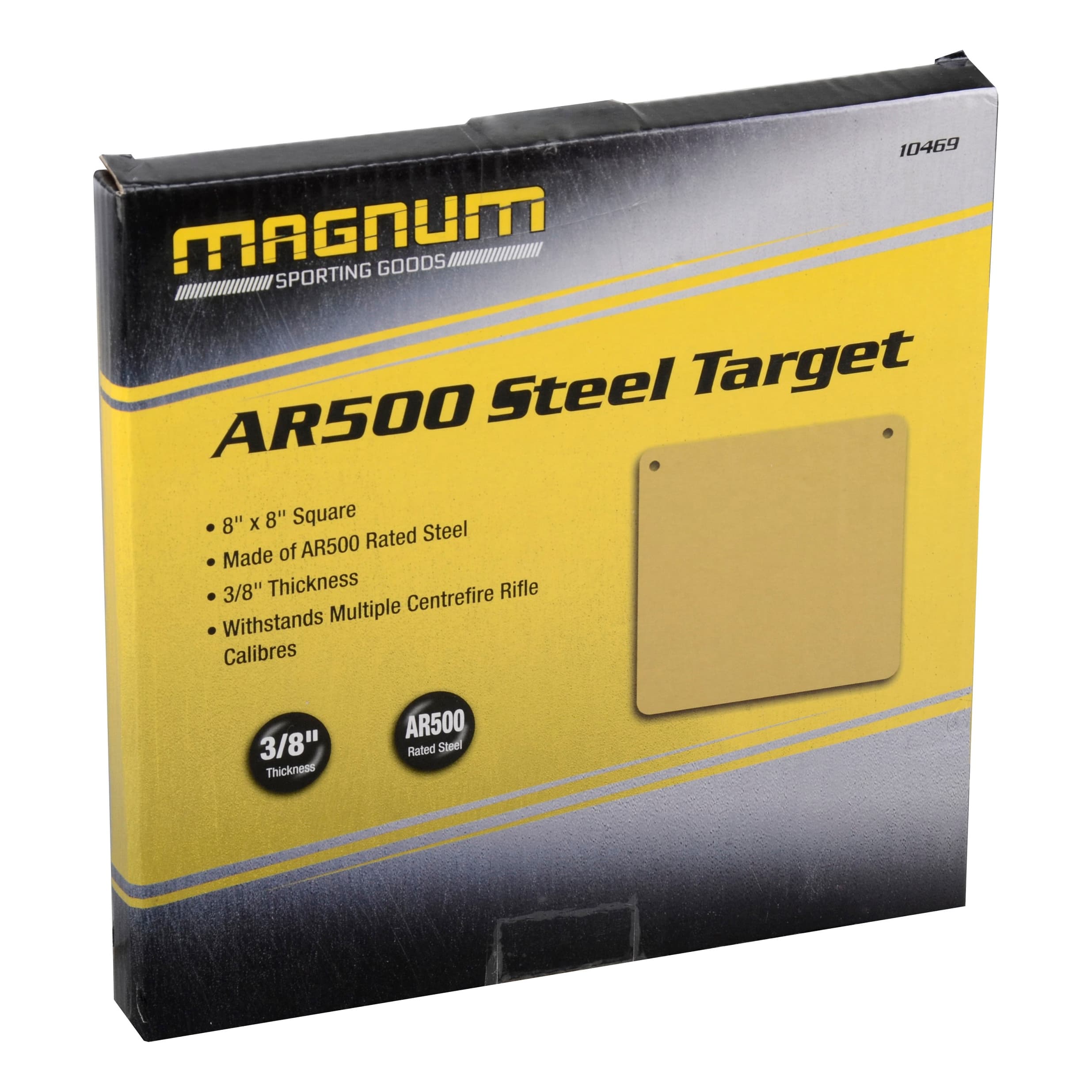 Magnum® 8”x 8” Square AR500 Steel Target
