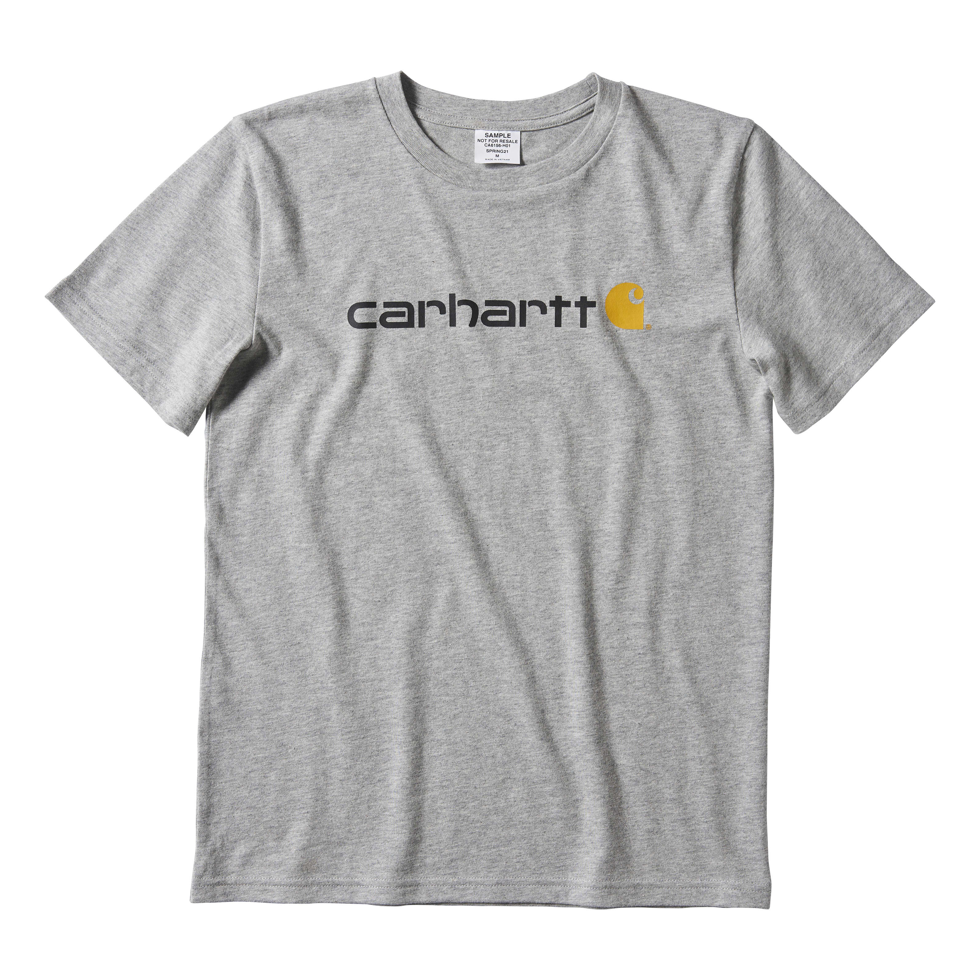 Carhartt - Crewneck Logo T-shirt 4-7 - Grey - 6