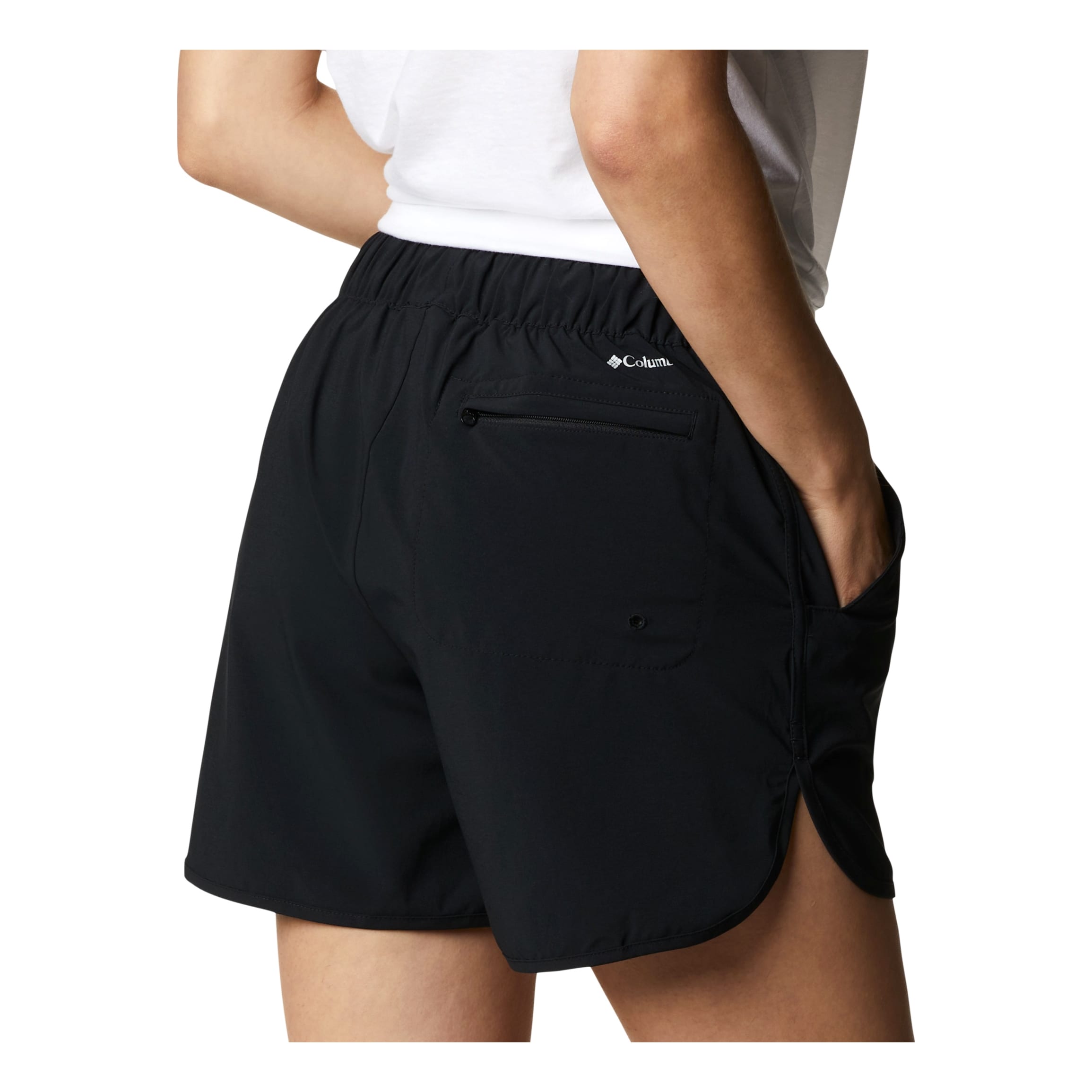 Columbia™ Women’s Pleasant Creek™ Stretch Shorts - Black - back