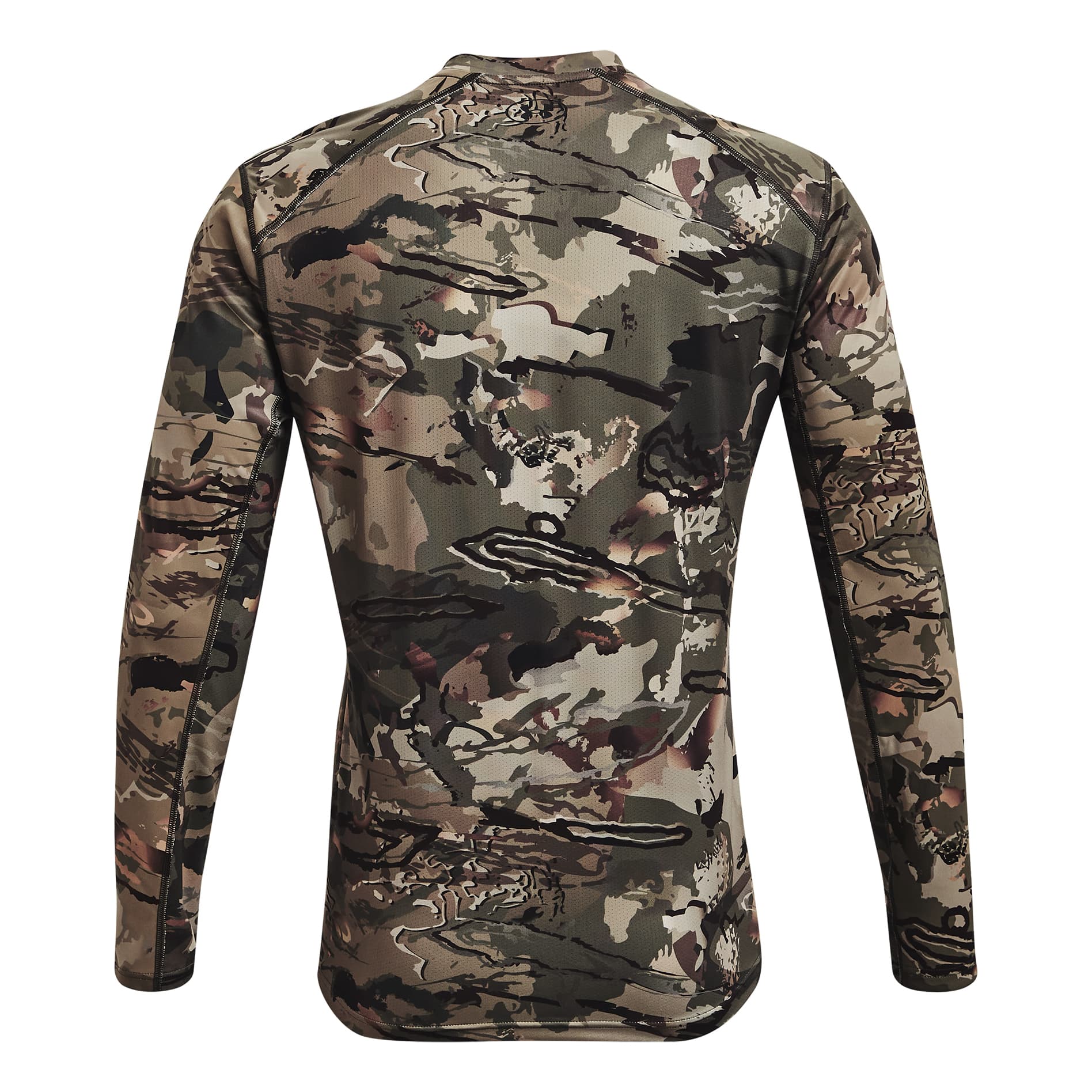 Under Armour® Men’s Iso-Chill Brush Line Long-Sleeve Shirt - UA Forest/Black - back