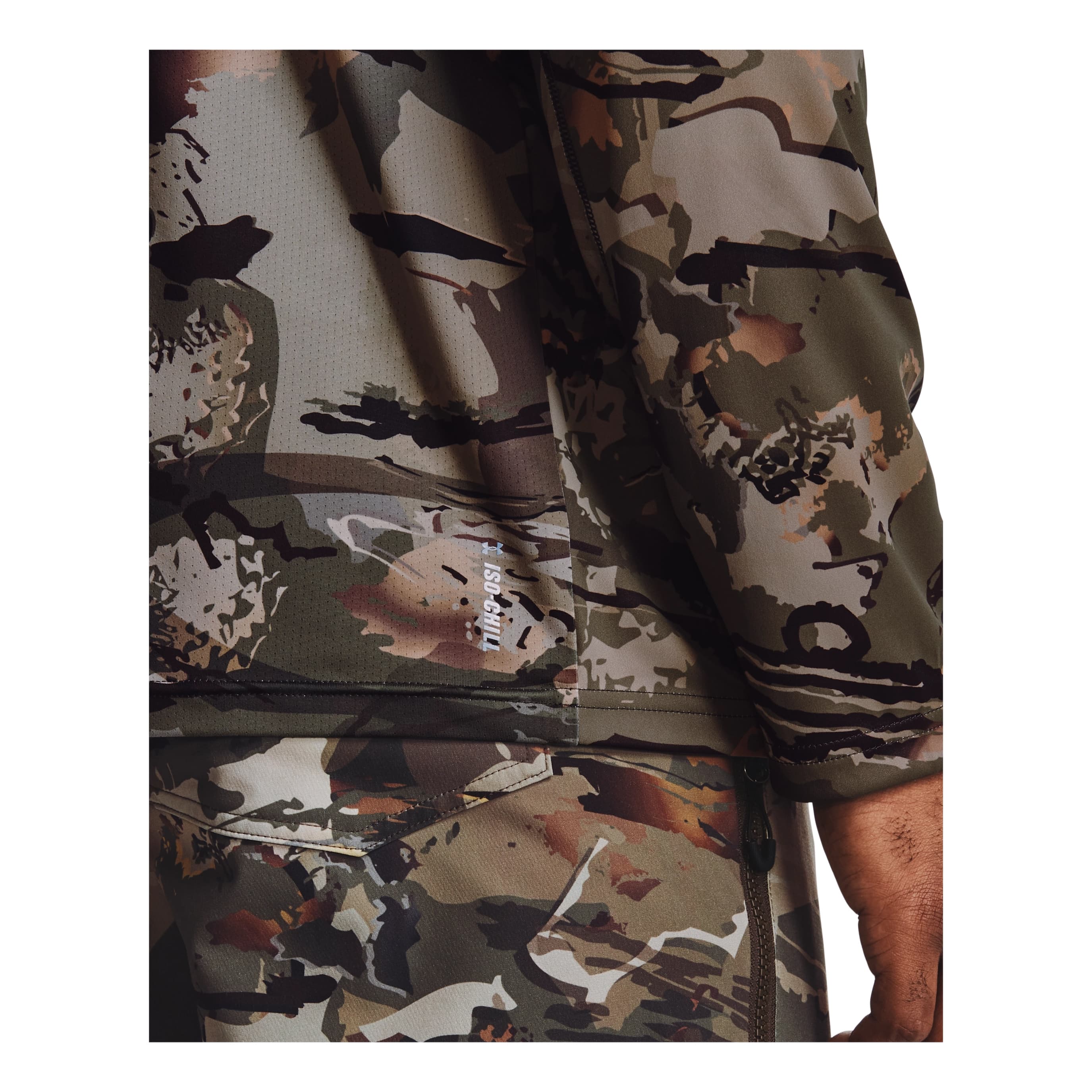 Under Armour® Men’s Iso-Chill Brush Line Long-Sleeve Shirt - UA Forest/Black