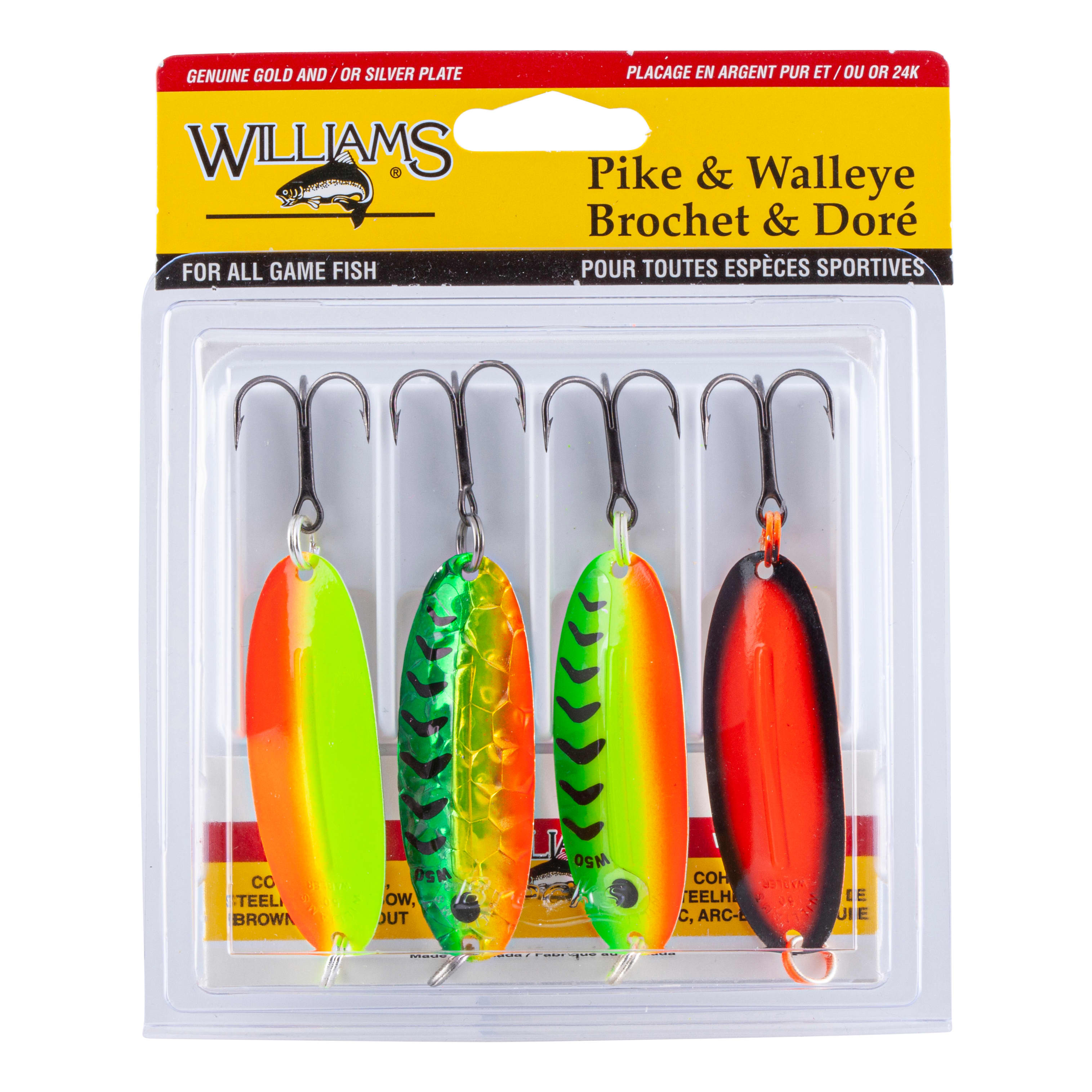 Trout 4-Pack Kit of Fishing Lures - MLTR