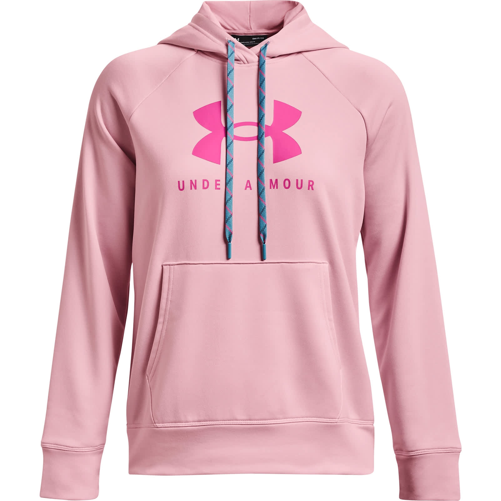 Under Armour Cold Gear Pullover Hoodie Women Size XL Peach Solid