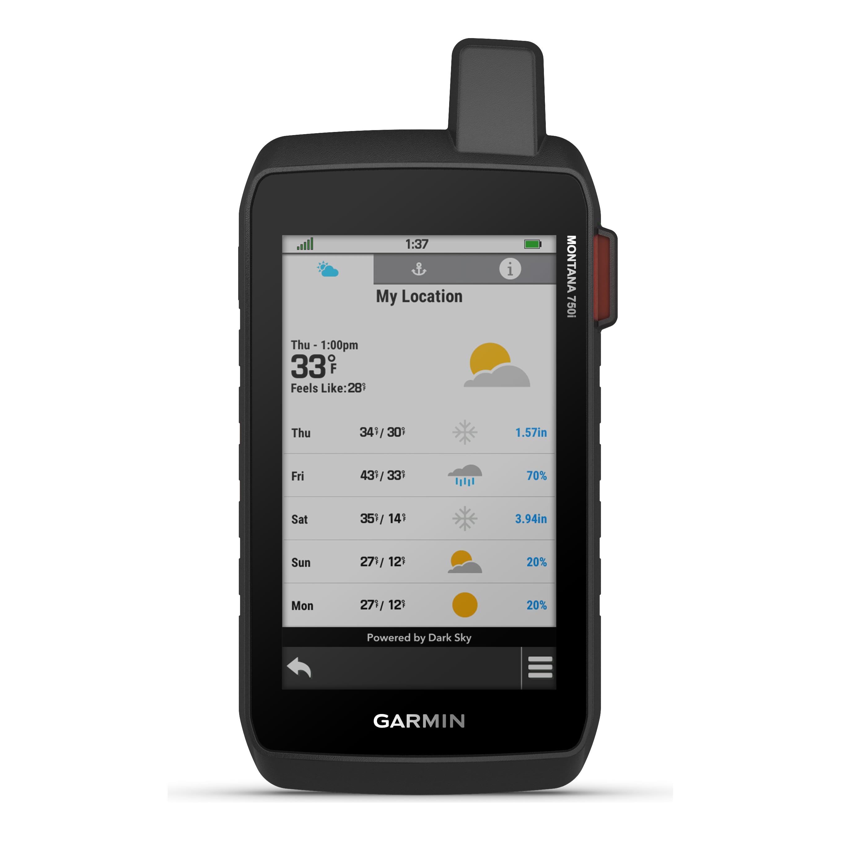 Garmin® Montana 750i Handheld GPS