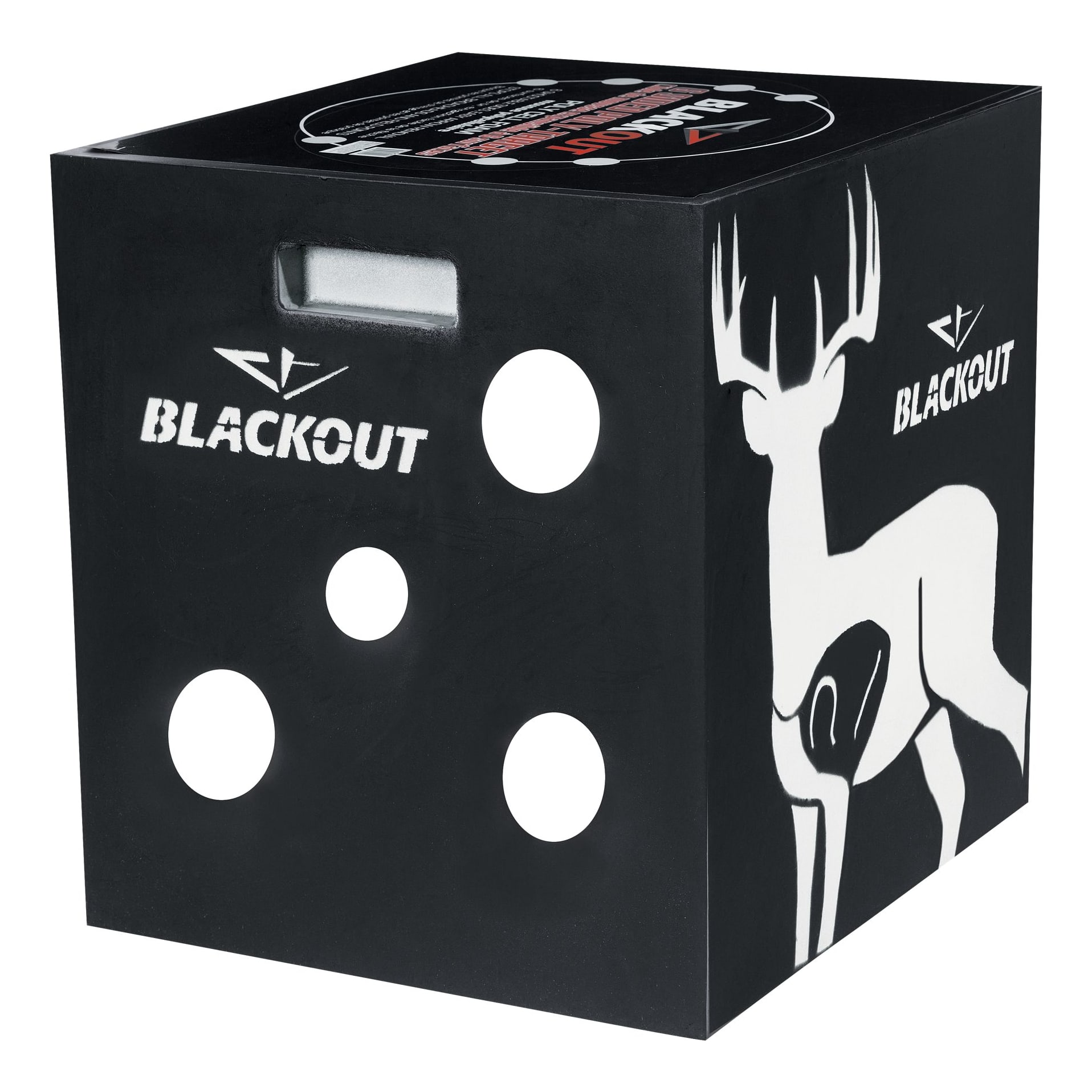 BlackOut 6-Sided Foam Archery Target - Factory Second