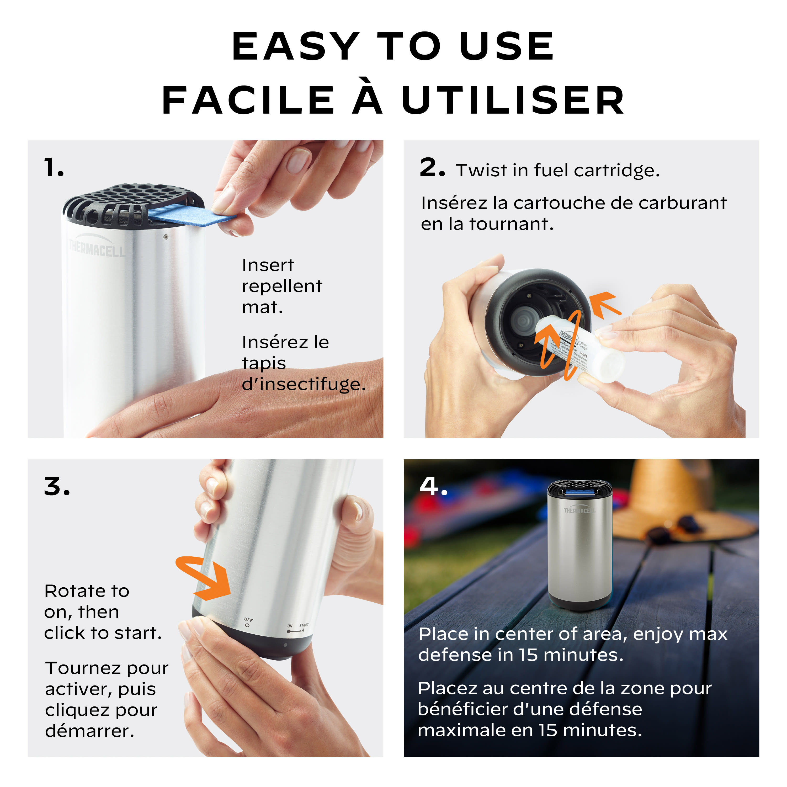 Thermacell® Metal Edition Patio Shield Mosquito Repellent Cabela's Canada