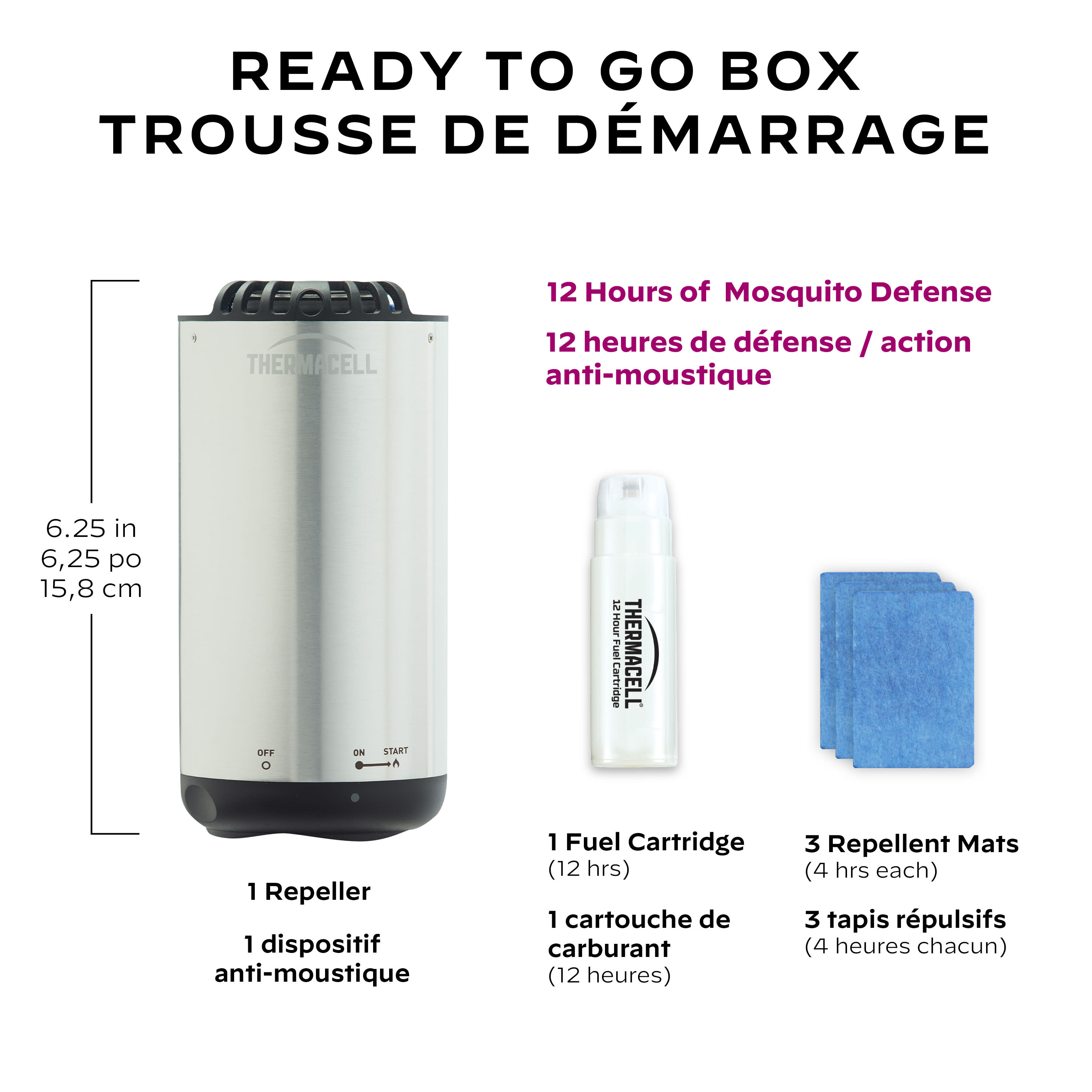 Thermacell® Metal Edition Patio Shield Mosquito Repellent Cabela's Canada