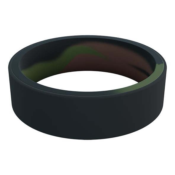 QALO Men's Switch Silicone Ring - Black/Camo