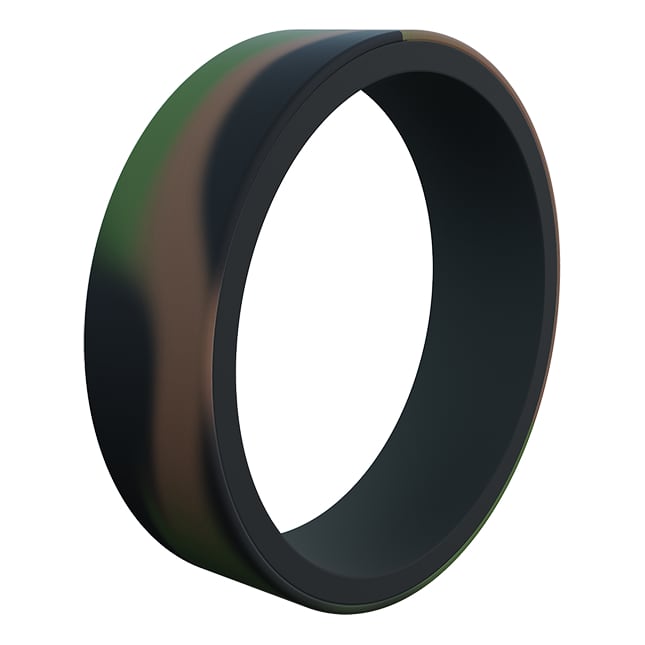 QALO Men's Switch Silicone Ring - Black/Camo