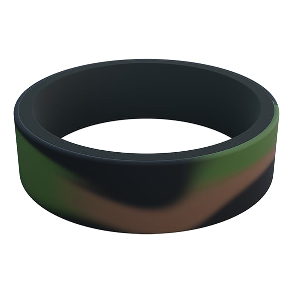 QALO Men's Switch Silicone Ring - Black/Camo
