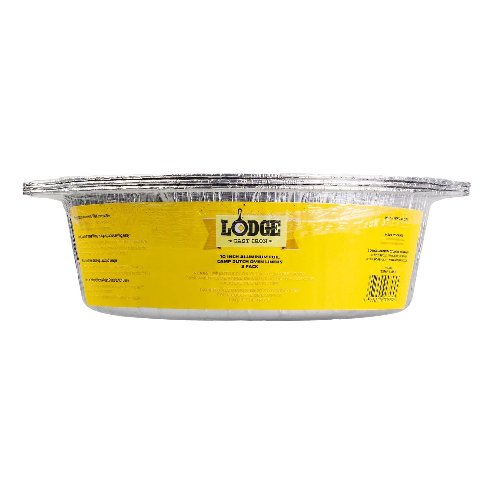 Lodge® 12" Aluminum Foil Dutch Oven Liner - 3 Pack