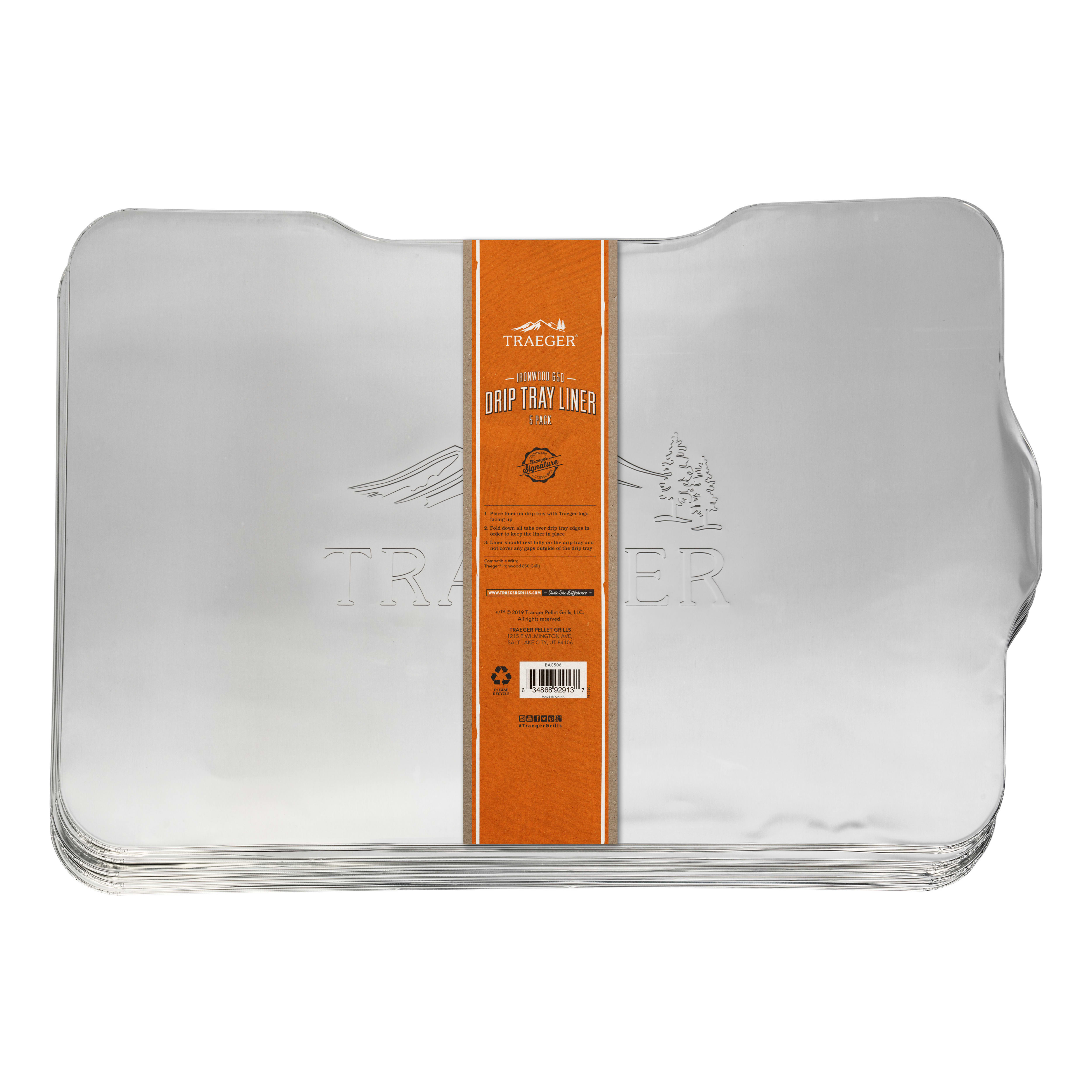 Traeger Grills® Ironwood 650 Drip Tray Liner 5 Pack Cabela's Canada