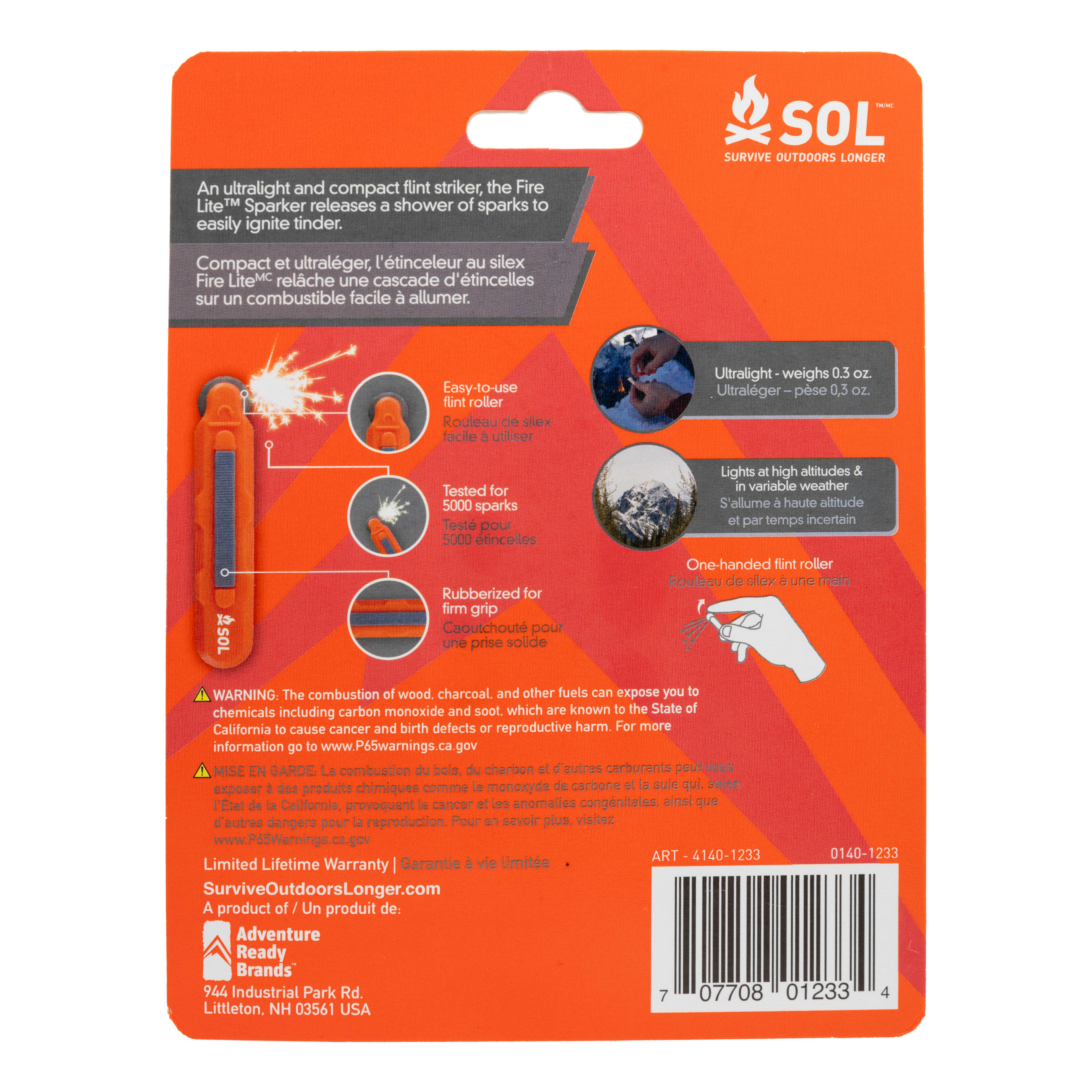 S.O.L.® Fire Lite™ Micro Sparker - 2 Pack