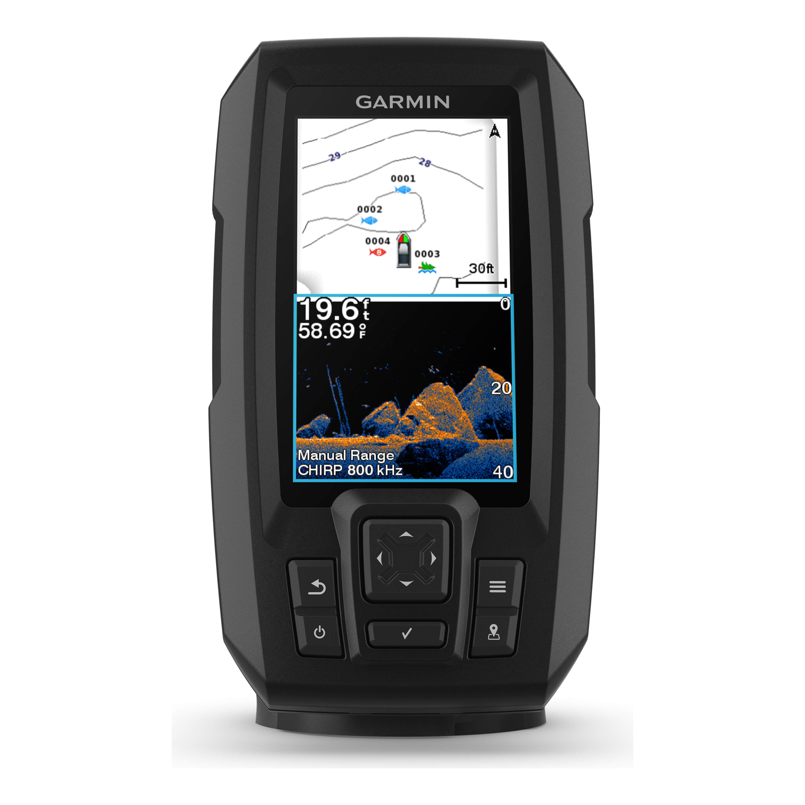 Fishfinder LOWRANCE Hook2-4x GPS with ice transducer, Bullet transducer and  mounting, 2 year warranty @ Kalaretke e-pood