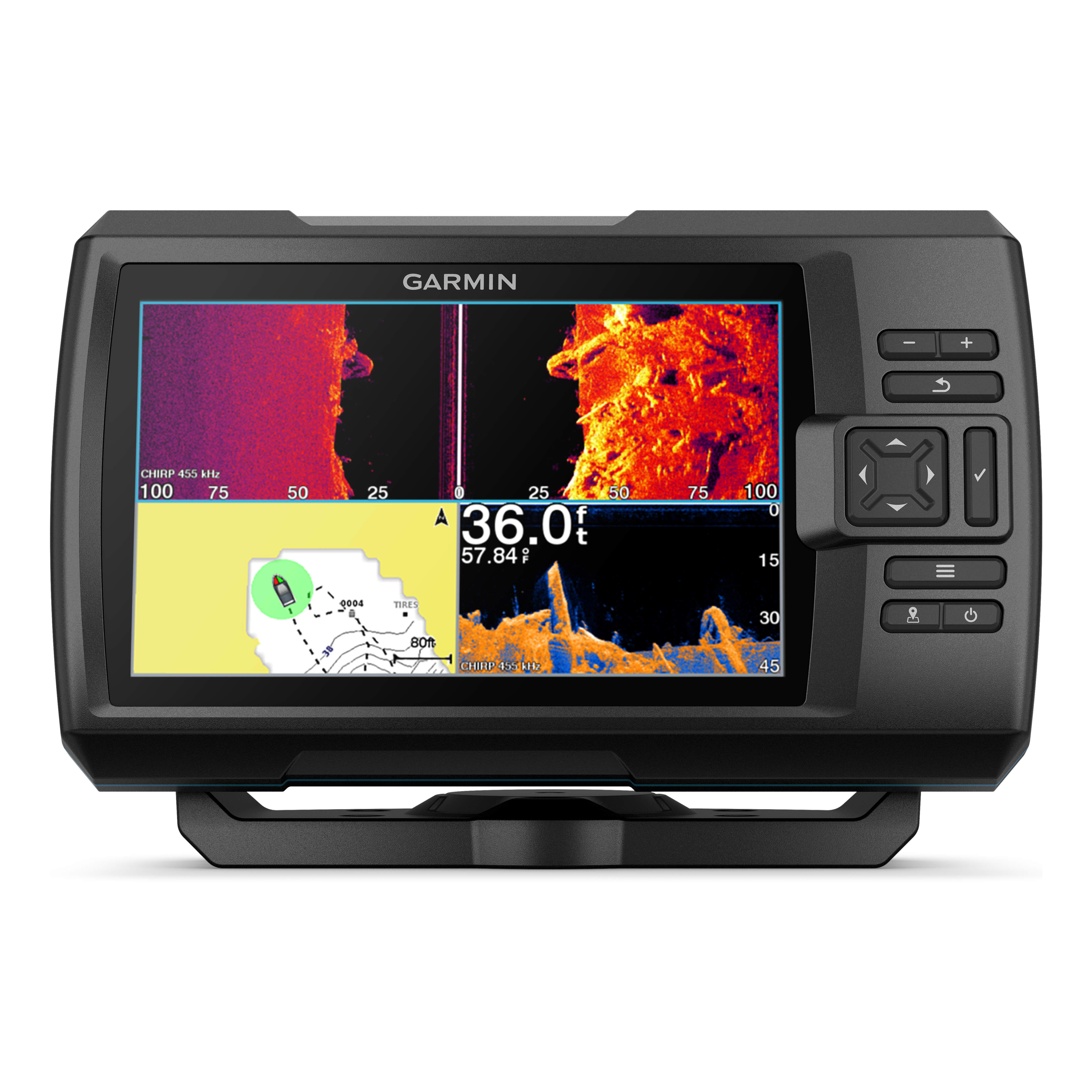 RAM-D-111U-C Mount for Garmin, Humminbird, Lowrance, Raymarine 15lbs and  Under