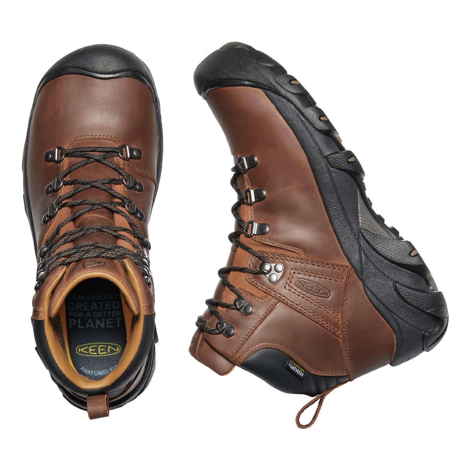 KEEN Men’s Pyrenees Mid Waterproof Hiking Boot - top/side