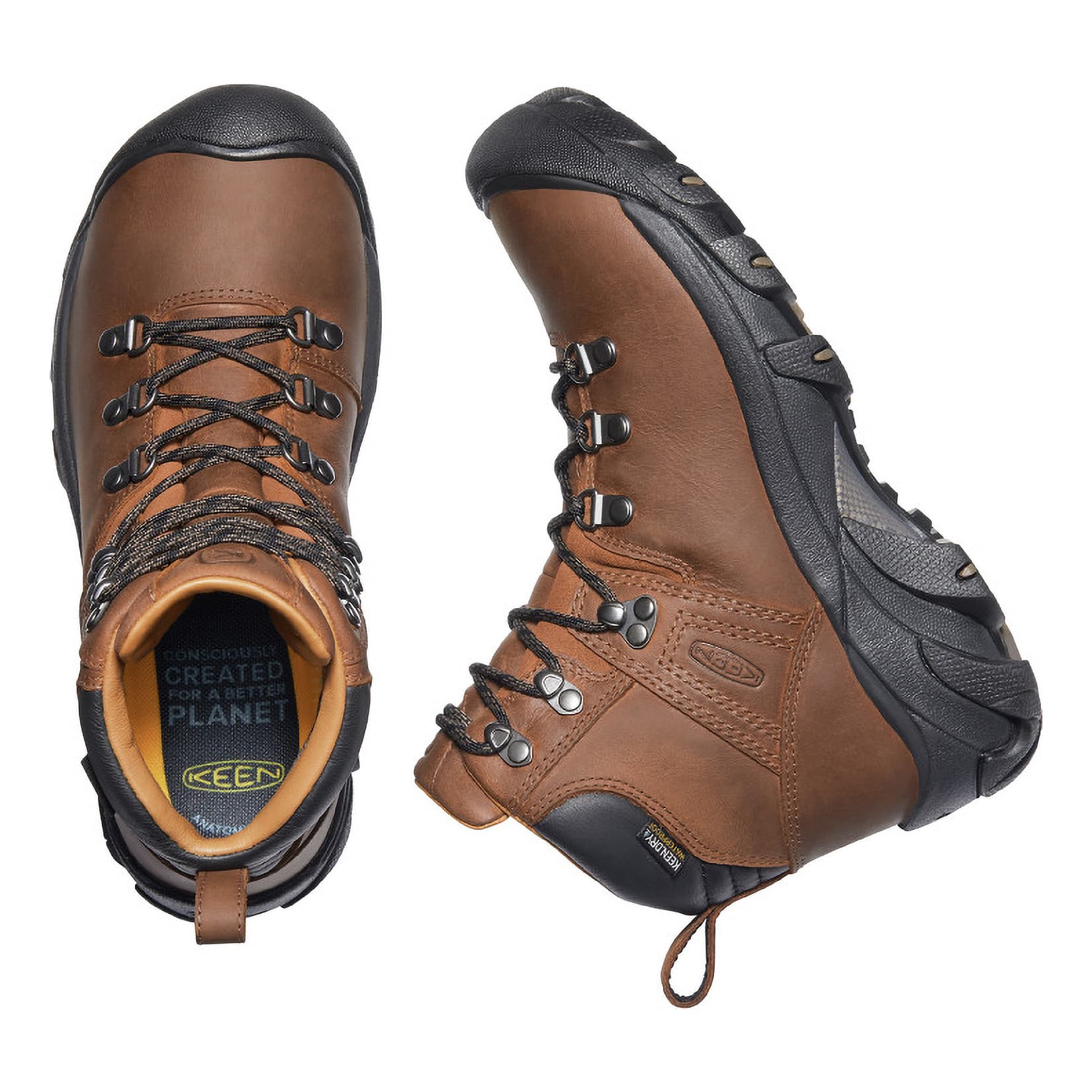 KEEN Women’s Pyrenees Mid Waterproof Hiking Boot - top/side