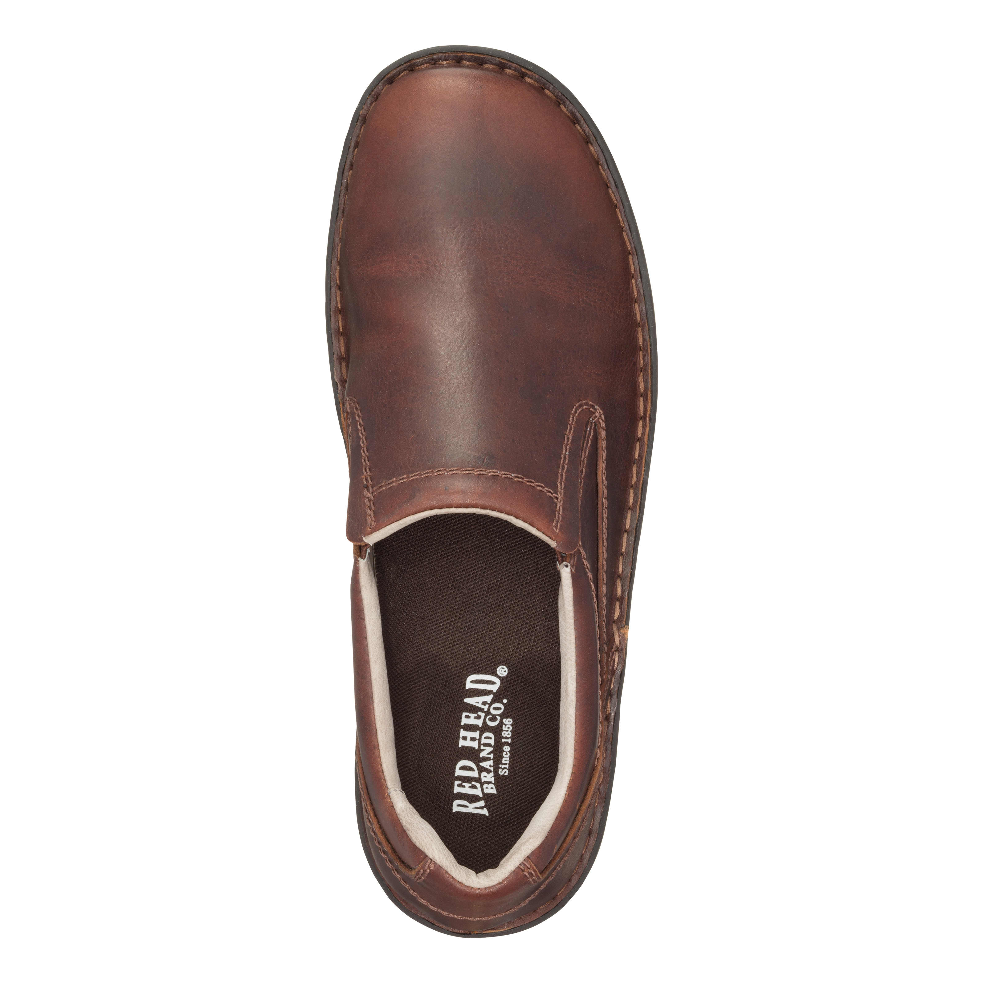RedHead® Men’s Marston Slip-On Shoes - Brown - top