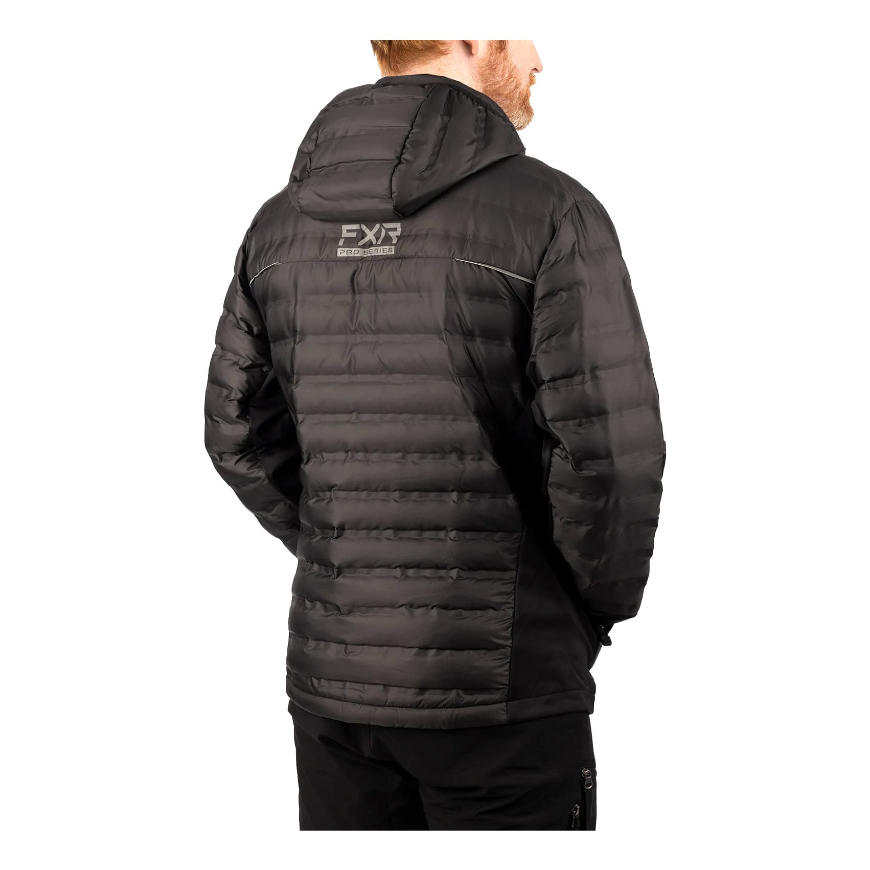 FXR® Men’s Podium Hybrid Quilted Hoodie - back,FXR® Men’s Podium Hybrid Quilted Hoodie - back