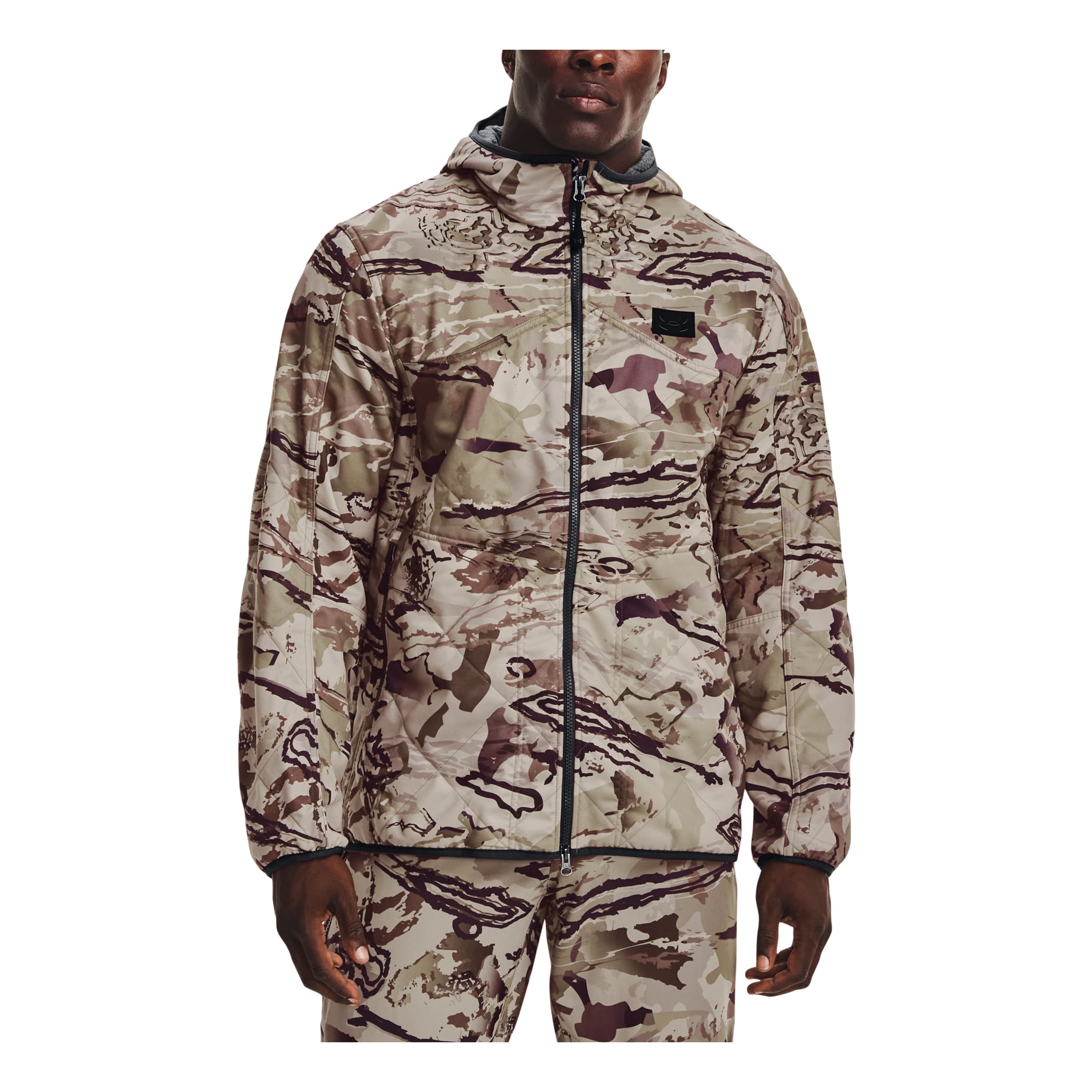 Under armour coldgear camo jacket hotsell
