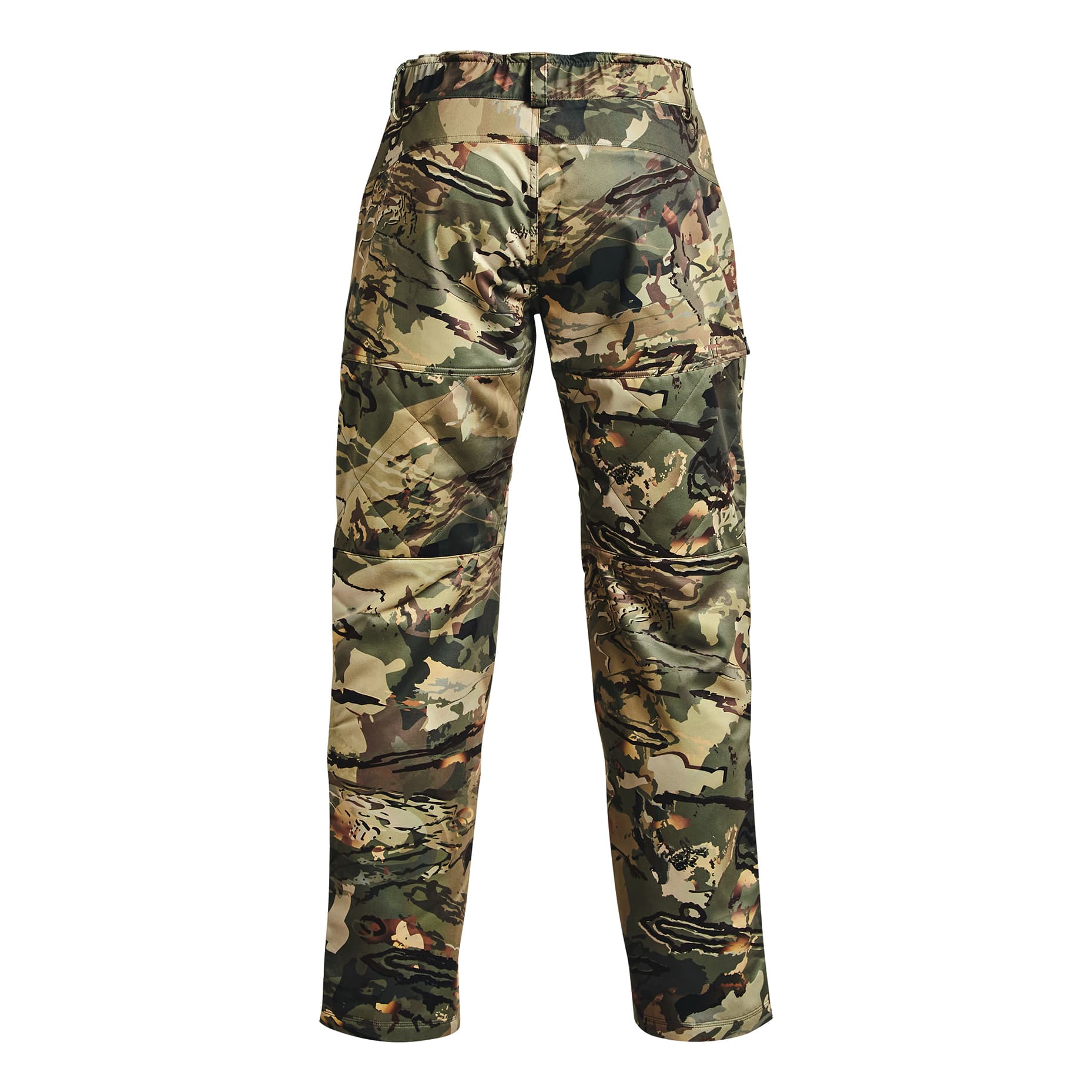 Under Armour® Men’s Brow Tine ColdGear® Infrared Pants - Forest Camo/Black - back