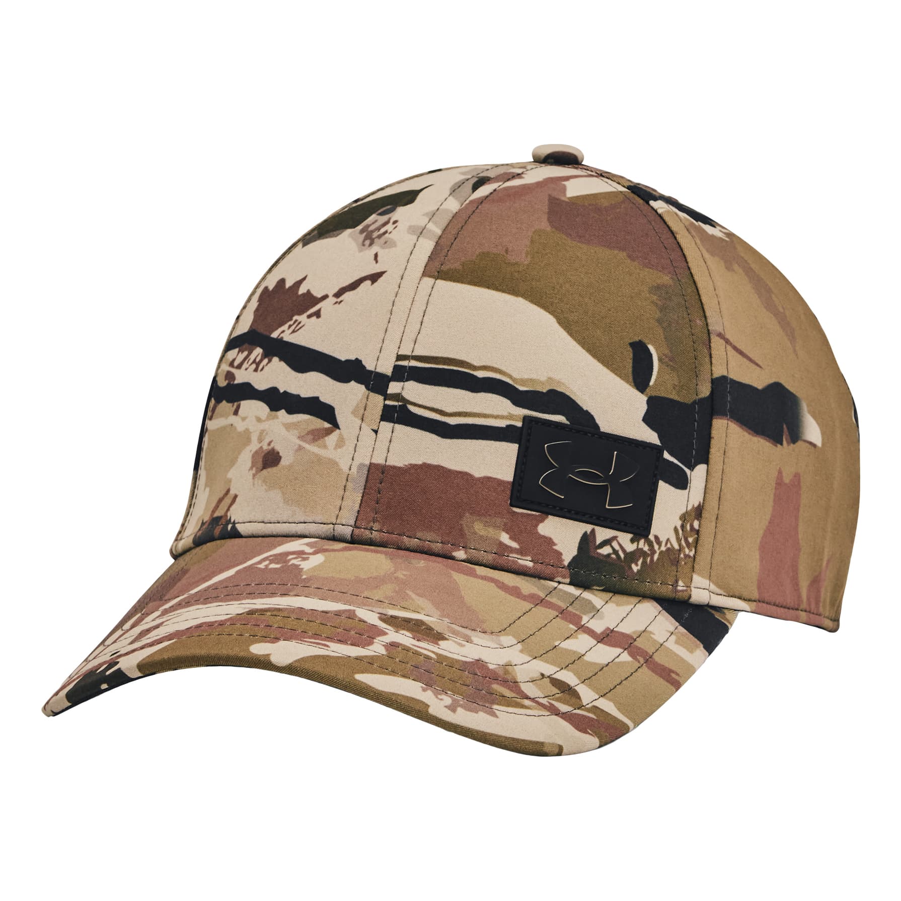 Under Armour Hat Cap Men Medium Fitted Black Blitzing Logo Tactical  Baseball