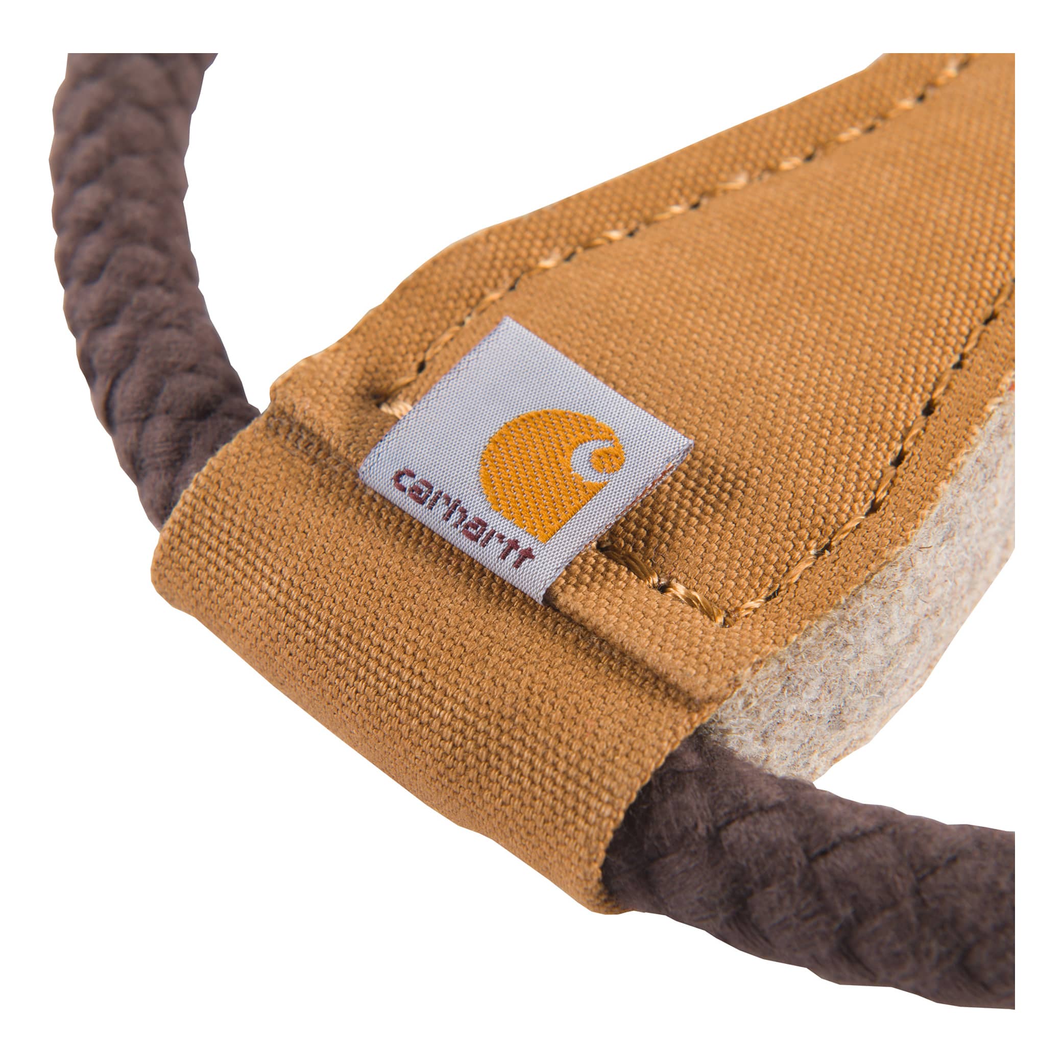 Carhartt® Firm Duck Wheel Dog Pull Toy - stitching