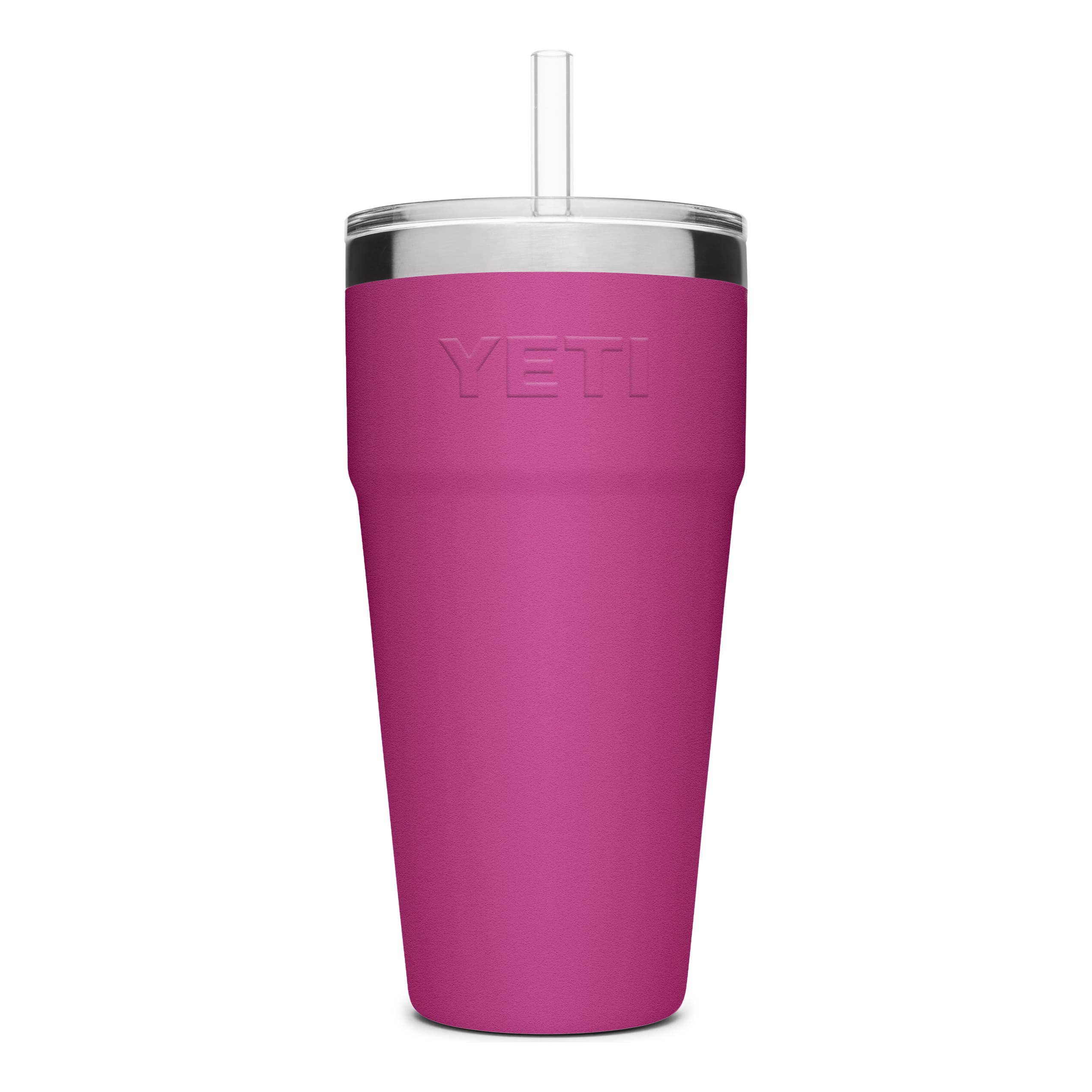 YETI® Rambler® 26 oz. Stackable Cup with Straw Lid - Prickly Pear Pink