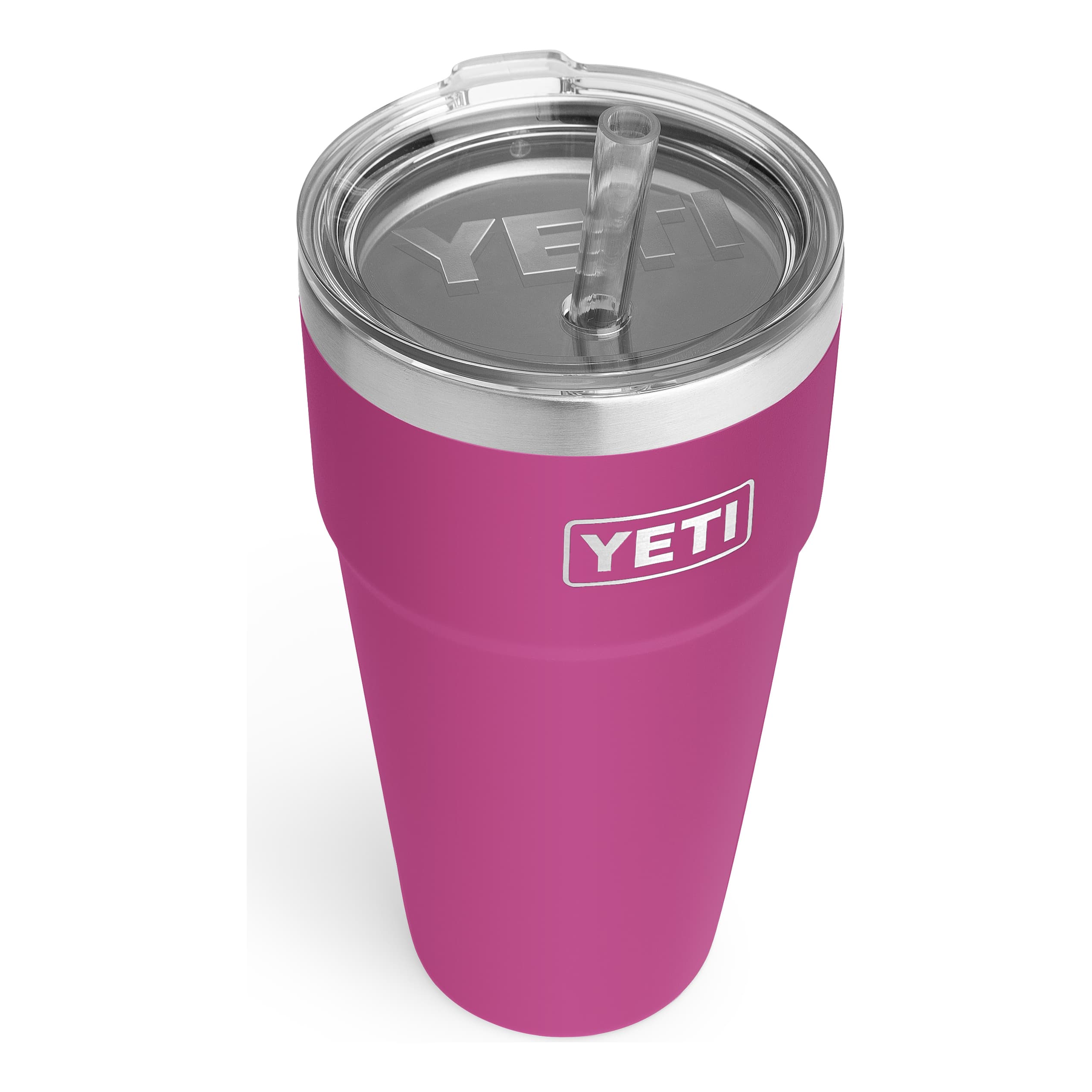 YETI® Rambler® 26 oz. Stackable Cup with Straw Lid - Prickly Pear Pink