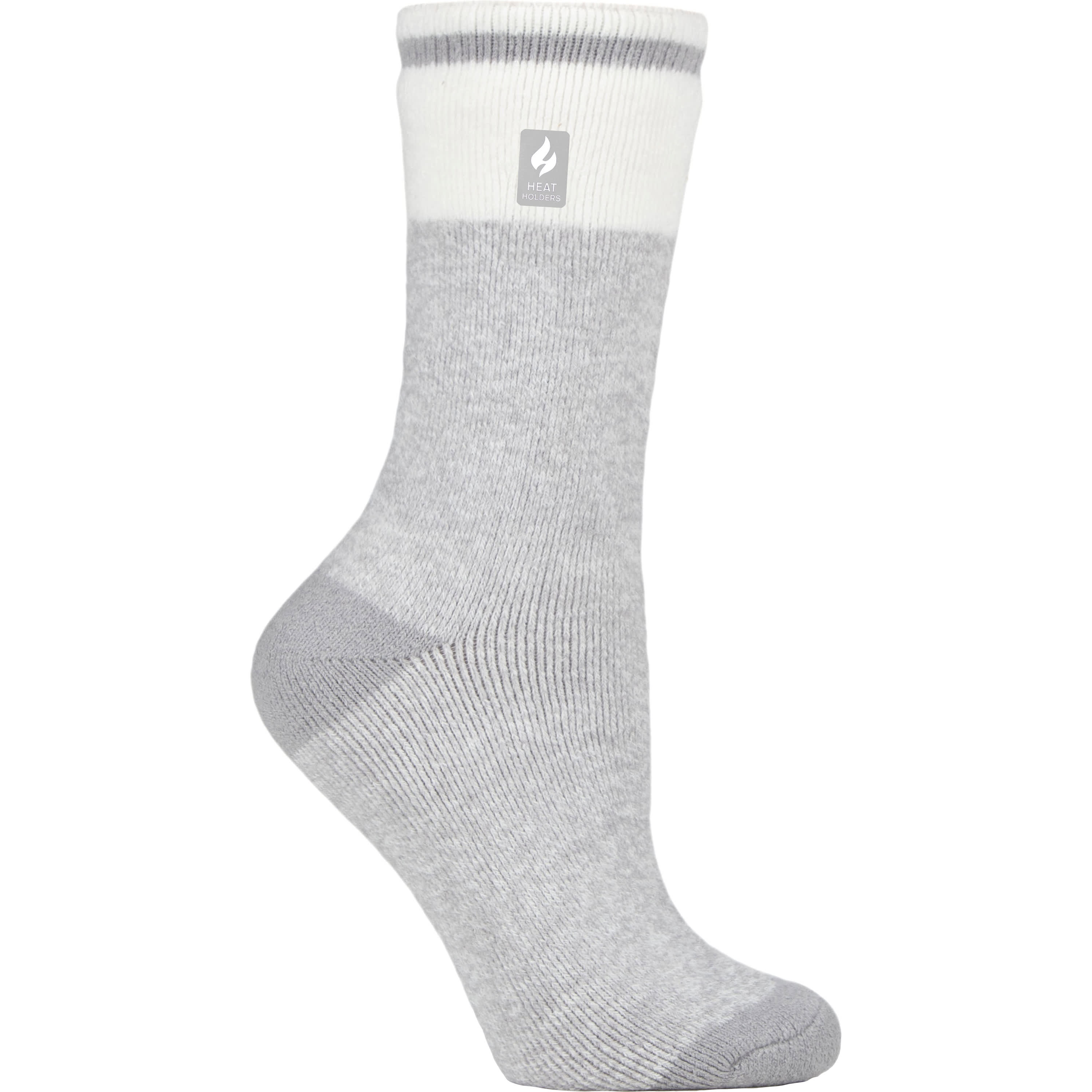 Heat Holders® Men's ORIGINAL™ Cream Block Twist Crew Socks – Heat