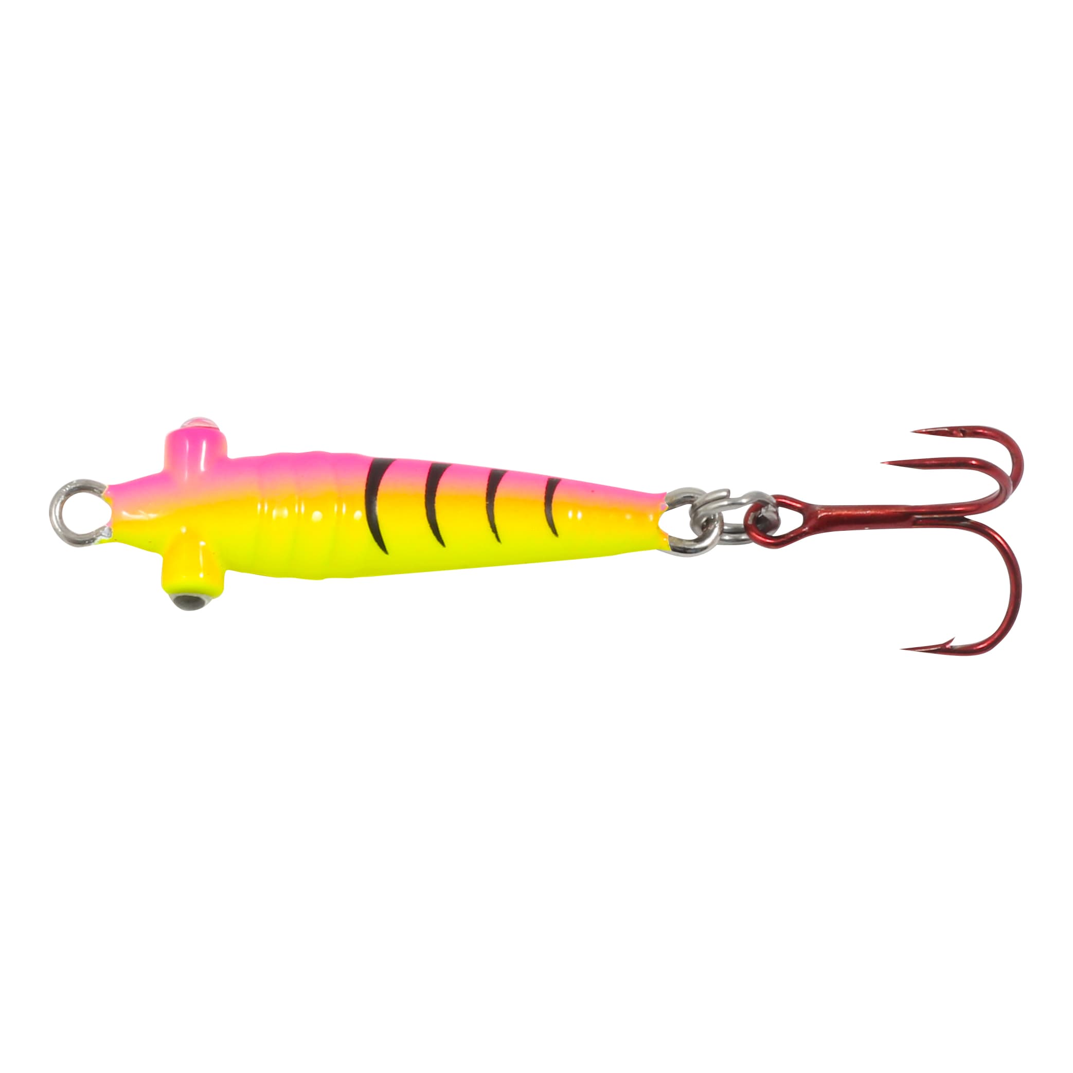 Clam Tikka Flash 3/32 oz - Glow Parrot - Ice Fishing Lure - Mini