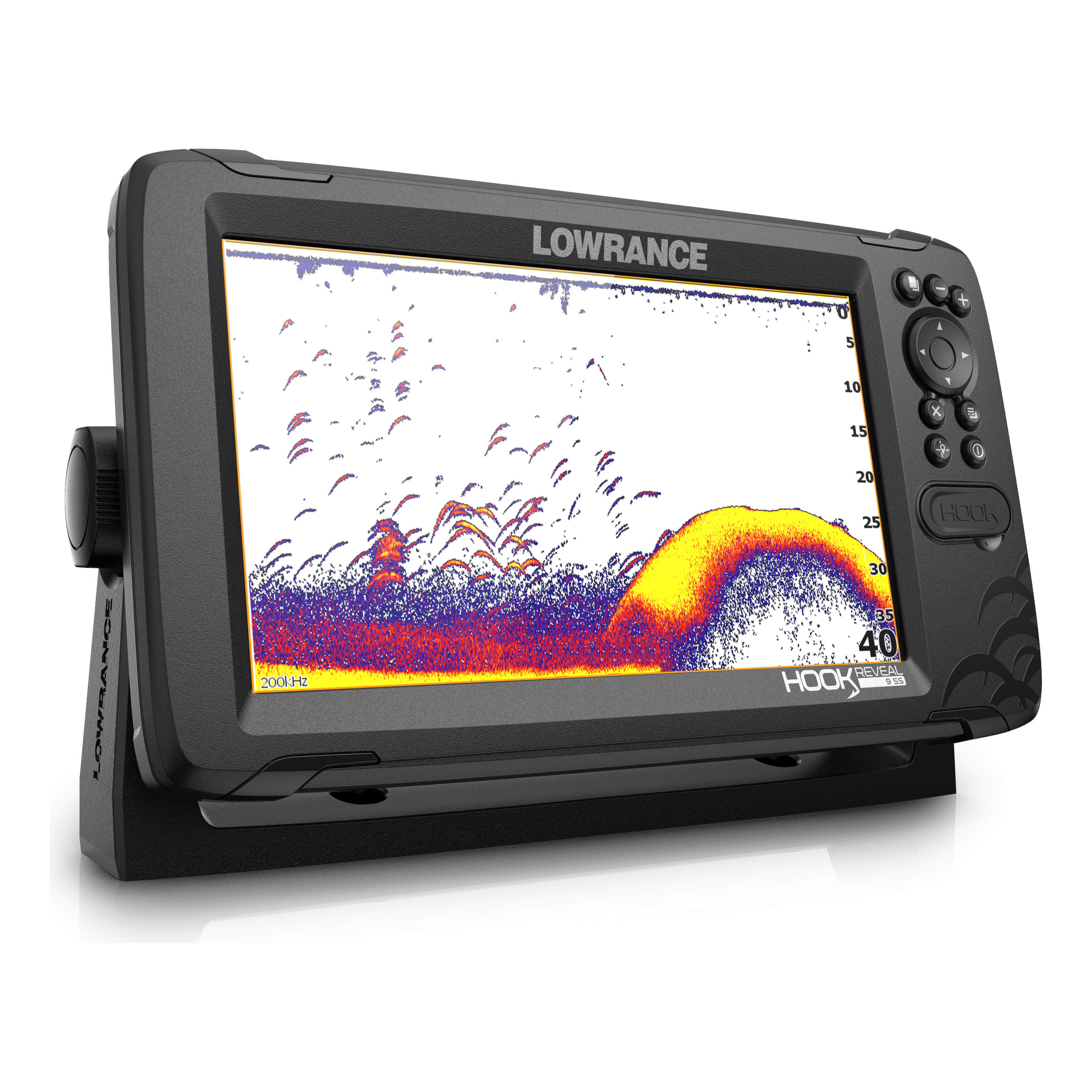 Lowrence HOOK2-9 9 Fishfinder Chartplotter w/ TripleShot