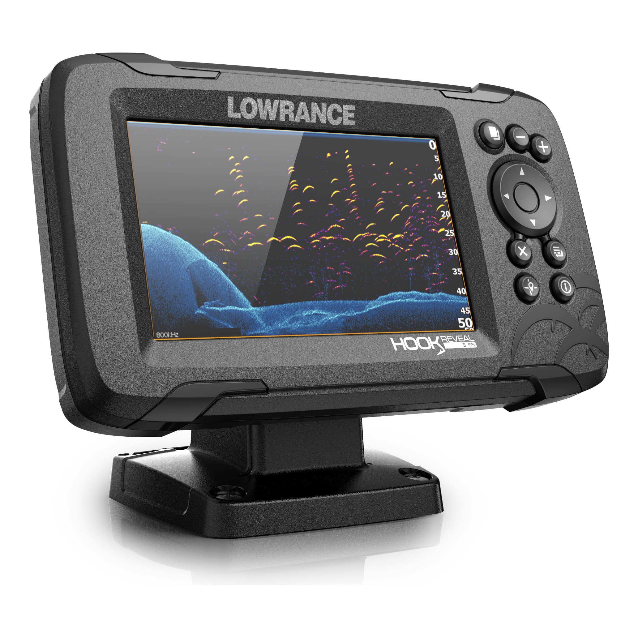 Lowrance Hook Reveal 5 SplitShot - 5-inch Fish Finder with SplitShot  Transducer, Preloaded C-MAP US Inland Mapping : : Tools & Home  Improvement