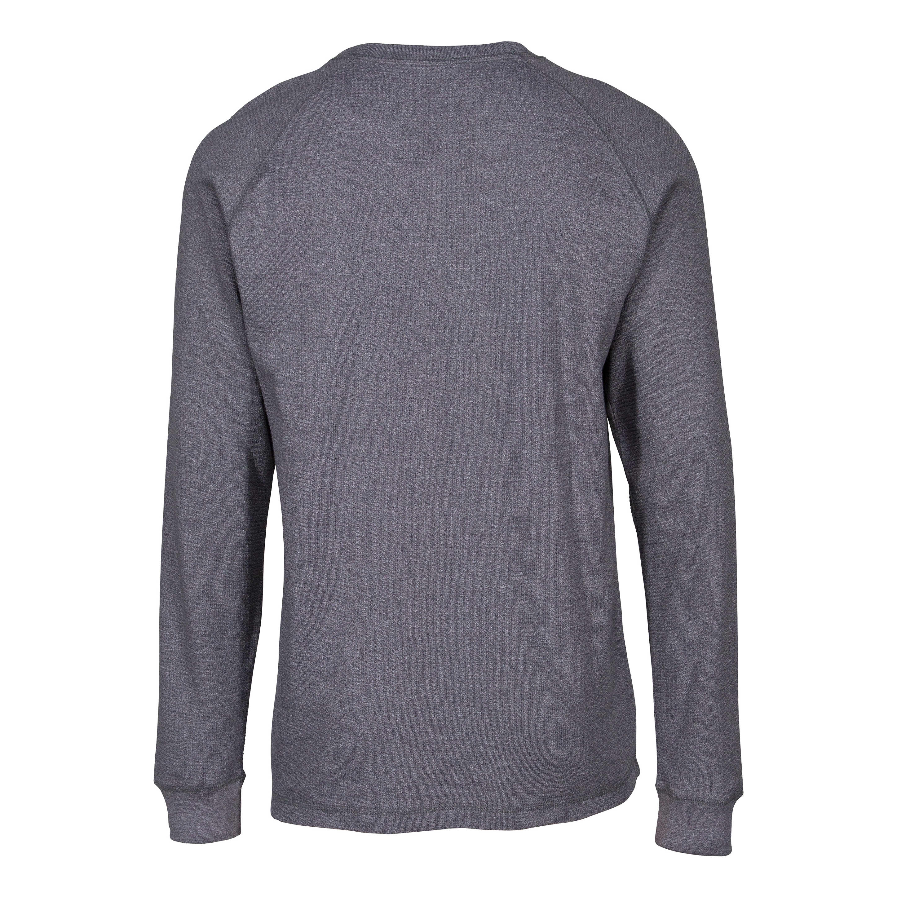 RedHead® Men’s Tower Thermal Long-Sleeve Henley Shirt - Ash Grey - back