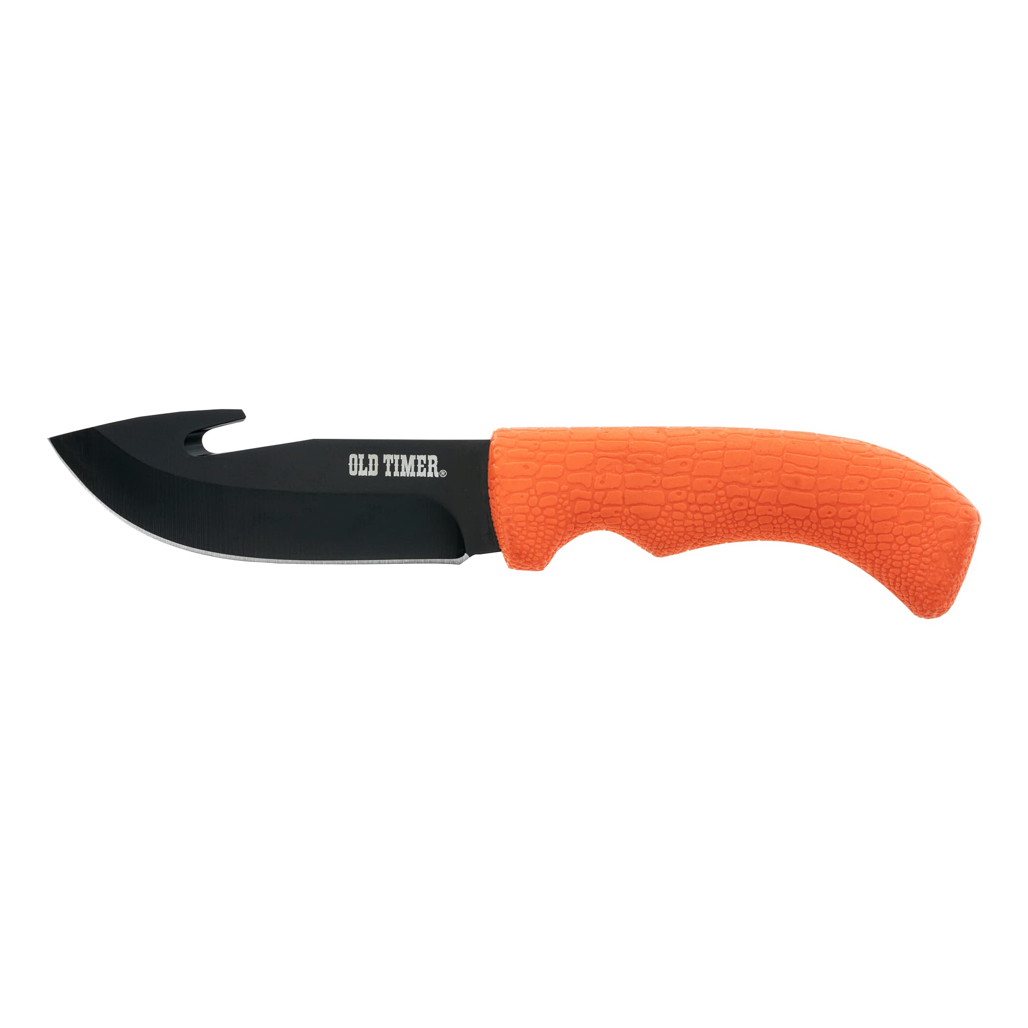 Old Timer 4 Piece Orange Fixed Blade Knife Set