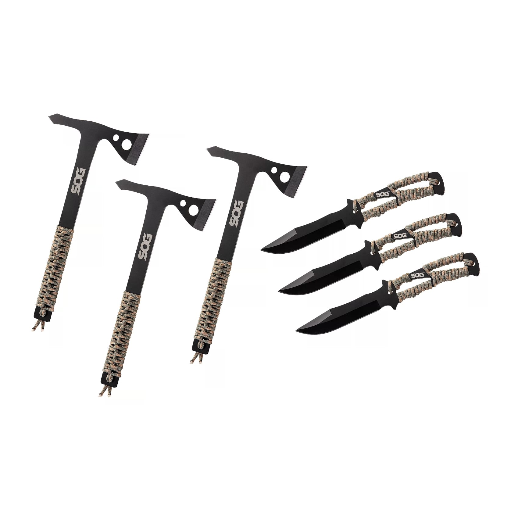 SOG® Throwing Knives & Axes Kit