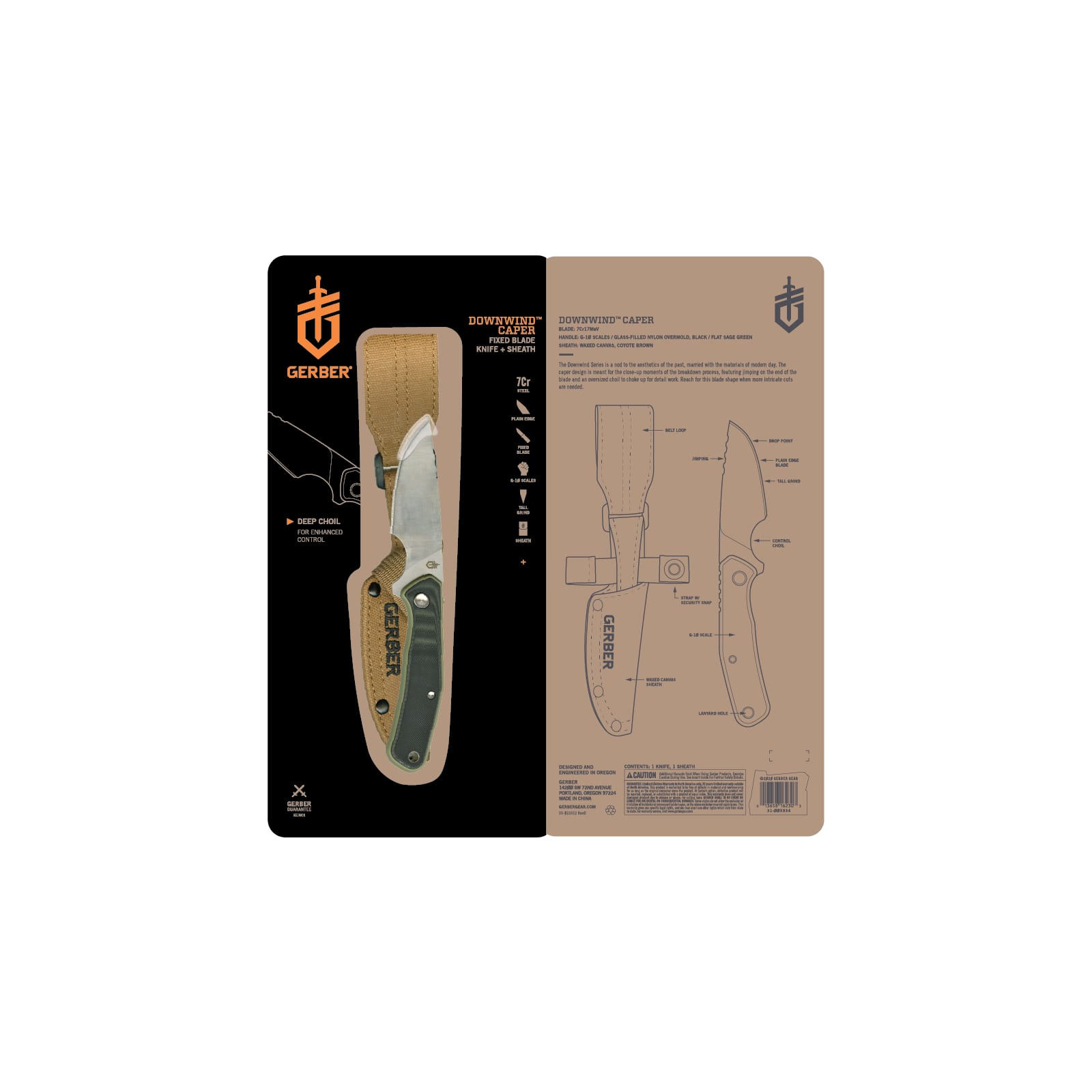 Gerber® Downwind Caper Fixed Blade Knife Cabela's Canada