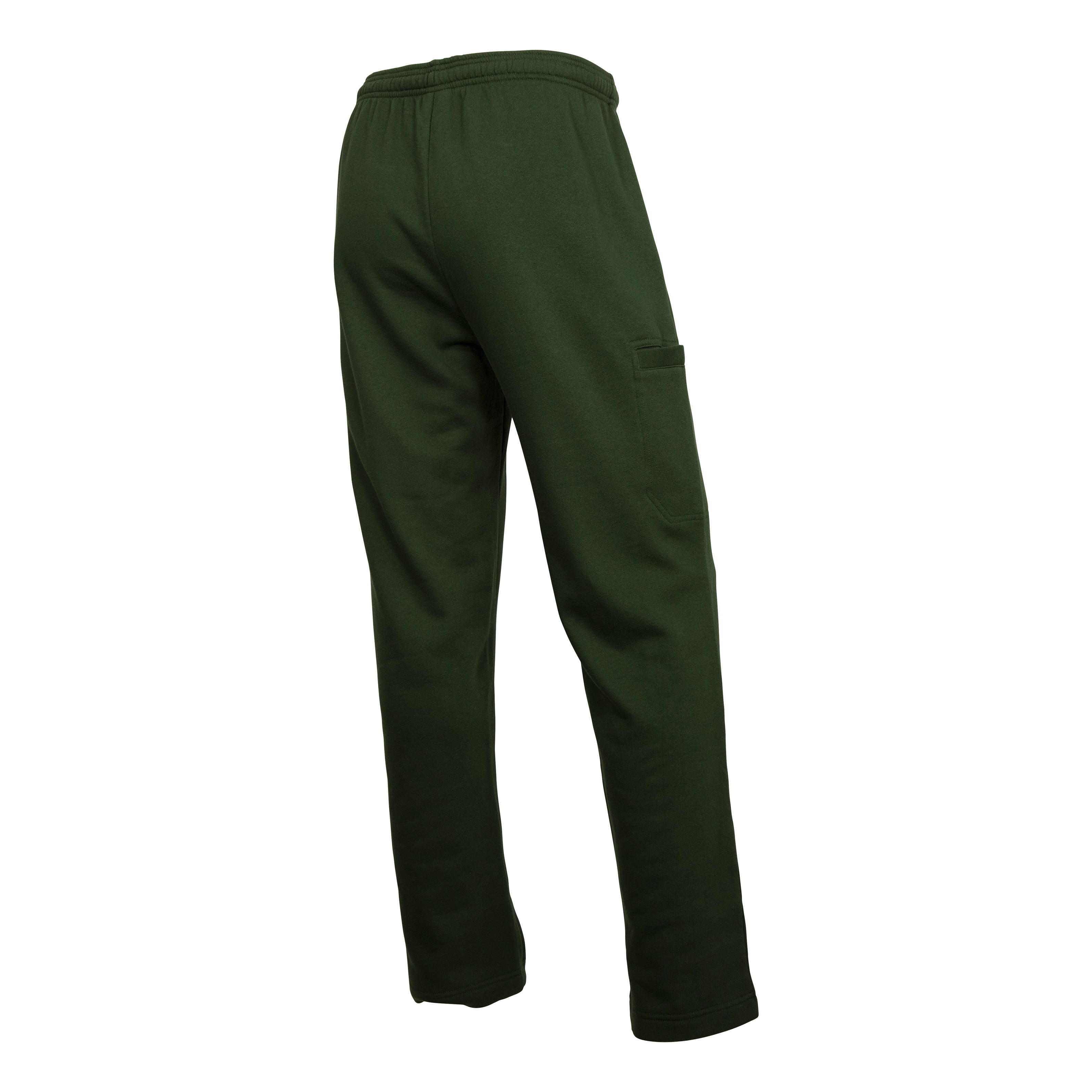 RedHead® Men’s Cargo Sweatpants - Hunter Green - back