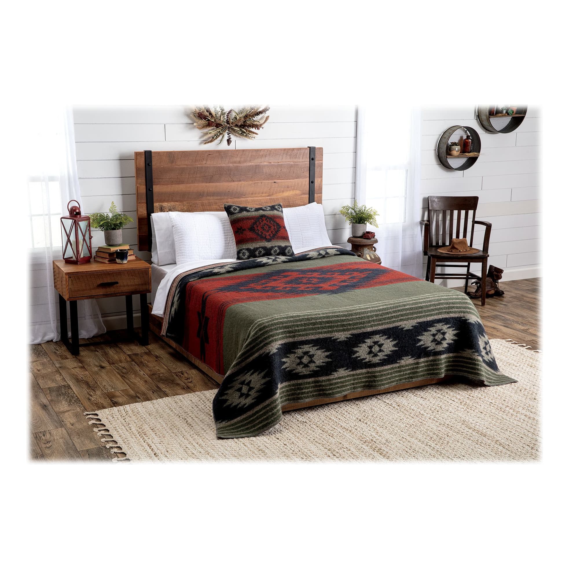 White River™ Upper Mesa Falls Reversible Wool Blanket Cabela's Canada