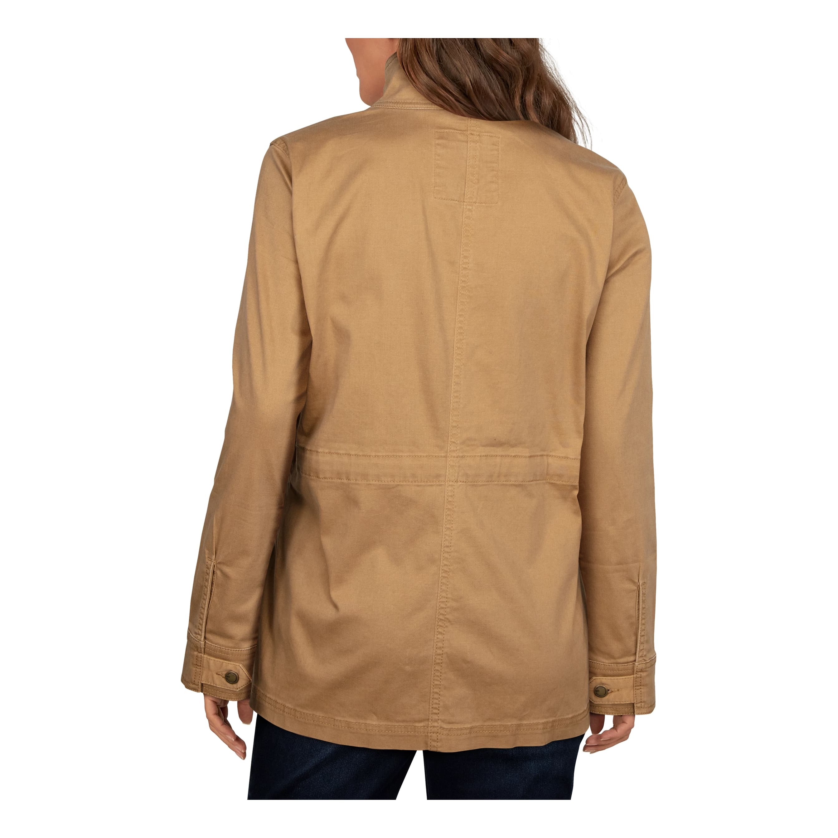 Natural Reflections® Women’s Utility Jacket - Iced Coffee - back