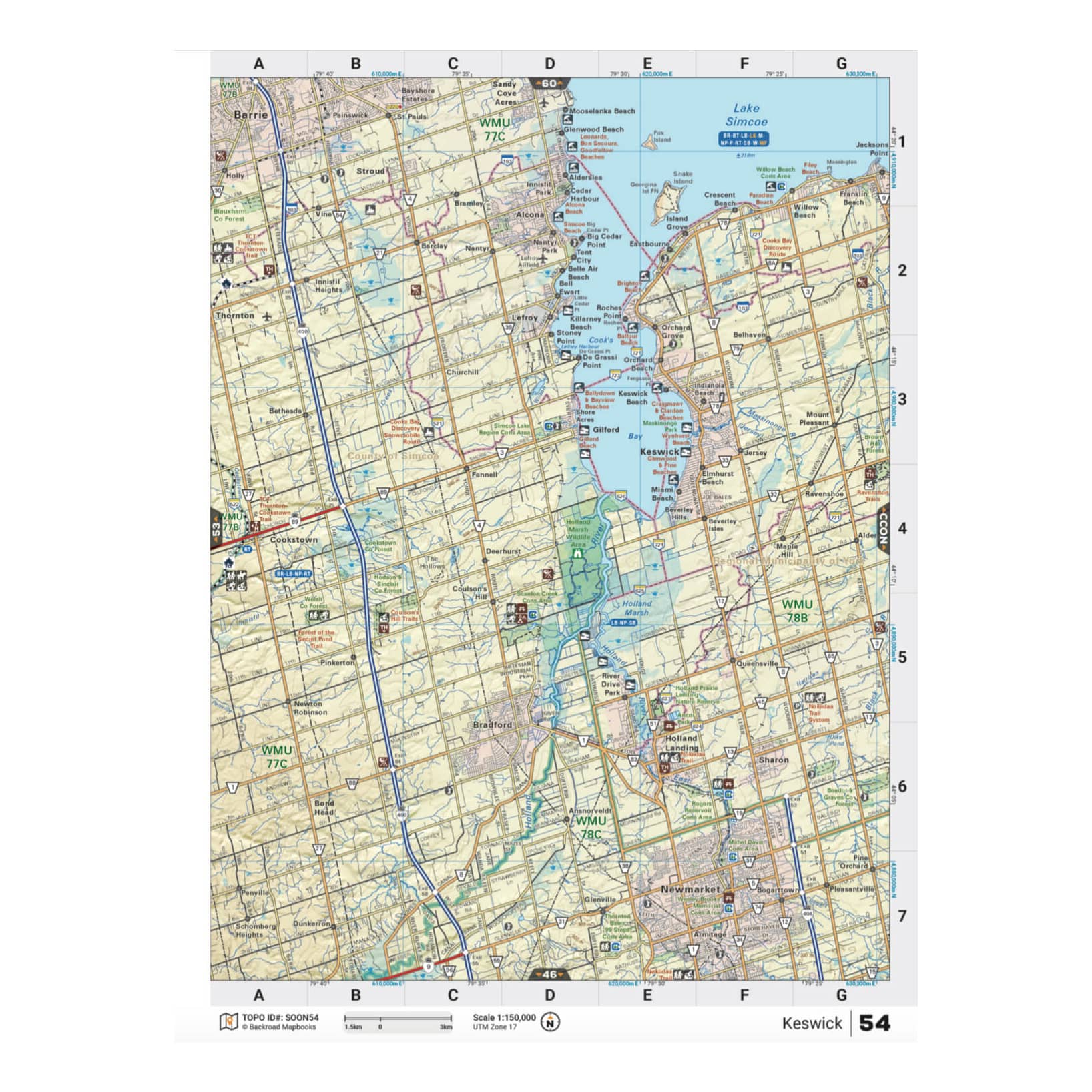 Backroad Mapbooks - Southern Ontario 2nd Edition