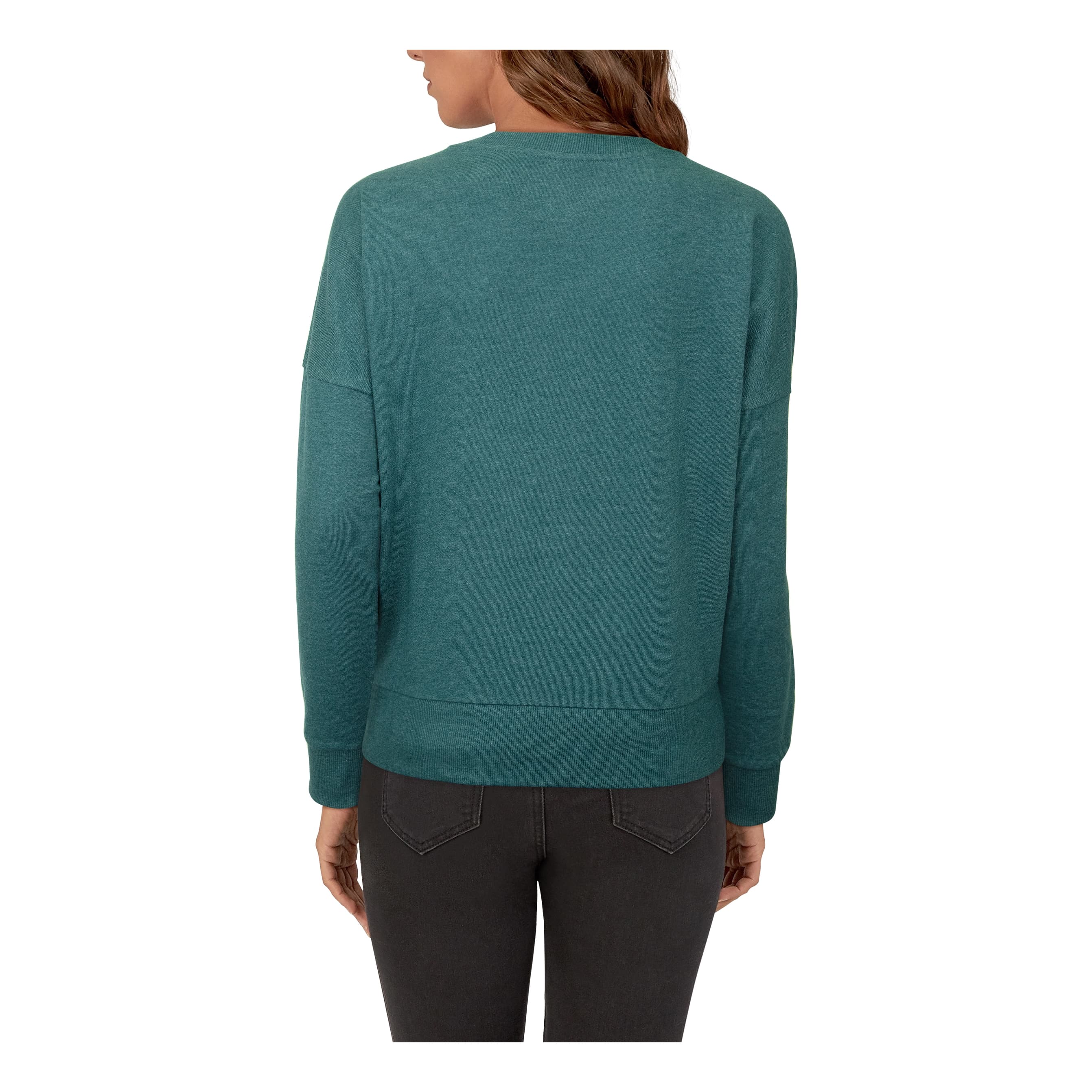 Natural Reflections® Women’s Fall Color Long-Sleeve Sweatshirt - back