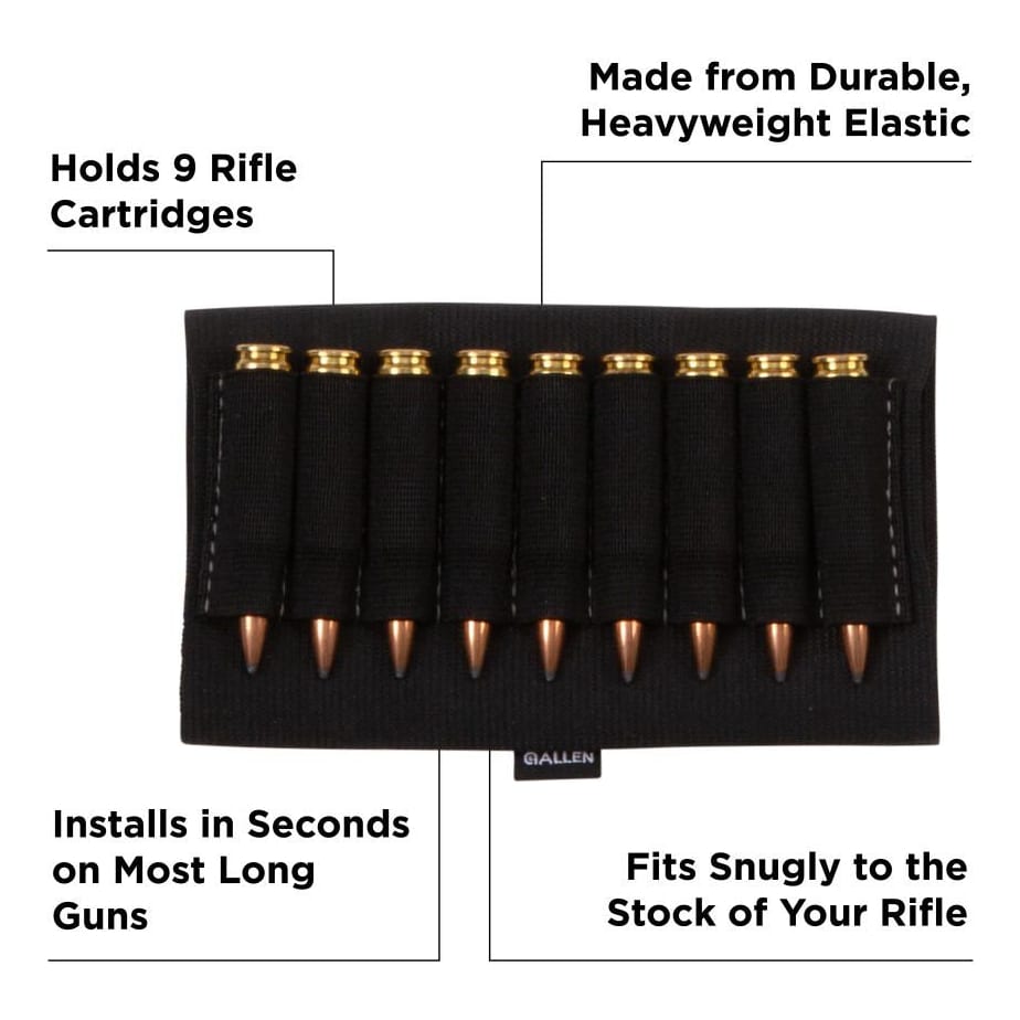 Allen® Buttstock Rifle Cartridge Carrier
